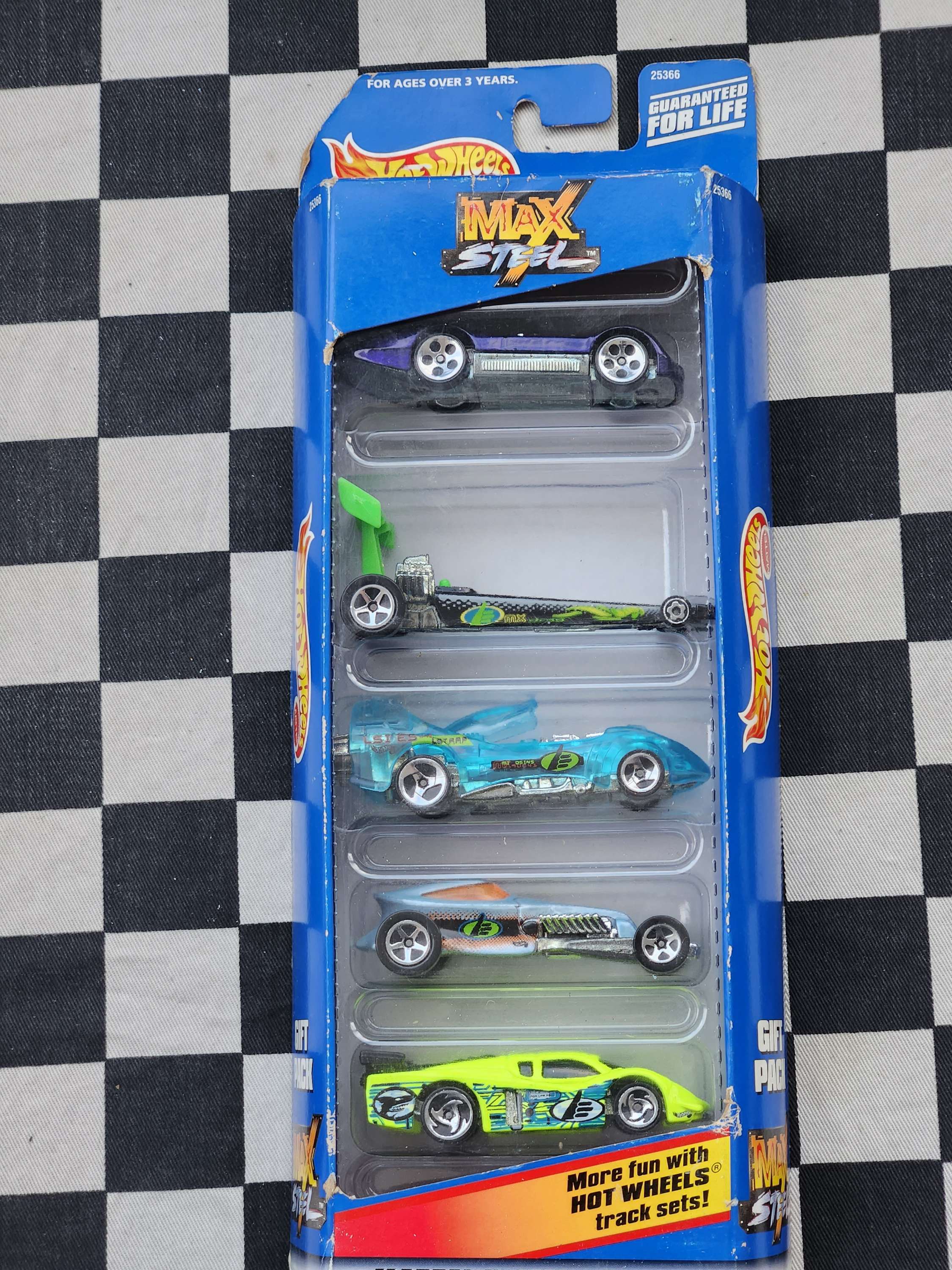 Hot Wheels 2000 Max Steel 5 Pack Exclusive Top Fuel