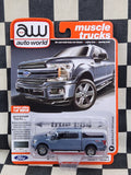 Auto World Muscle Trucks 2019 Ford F150 Lariat Abyss Grey Metallic