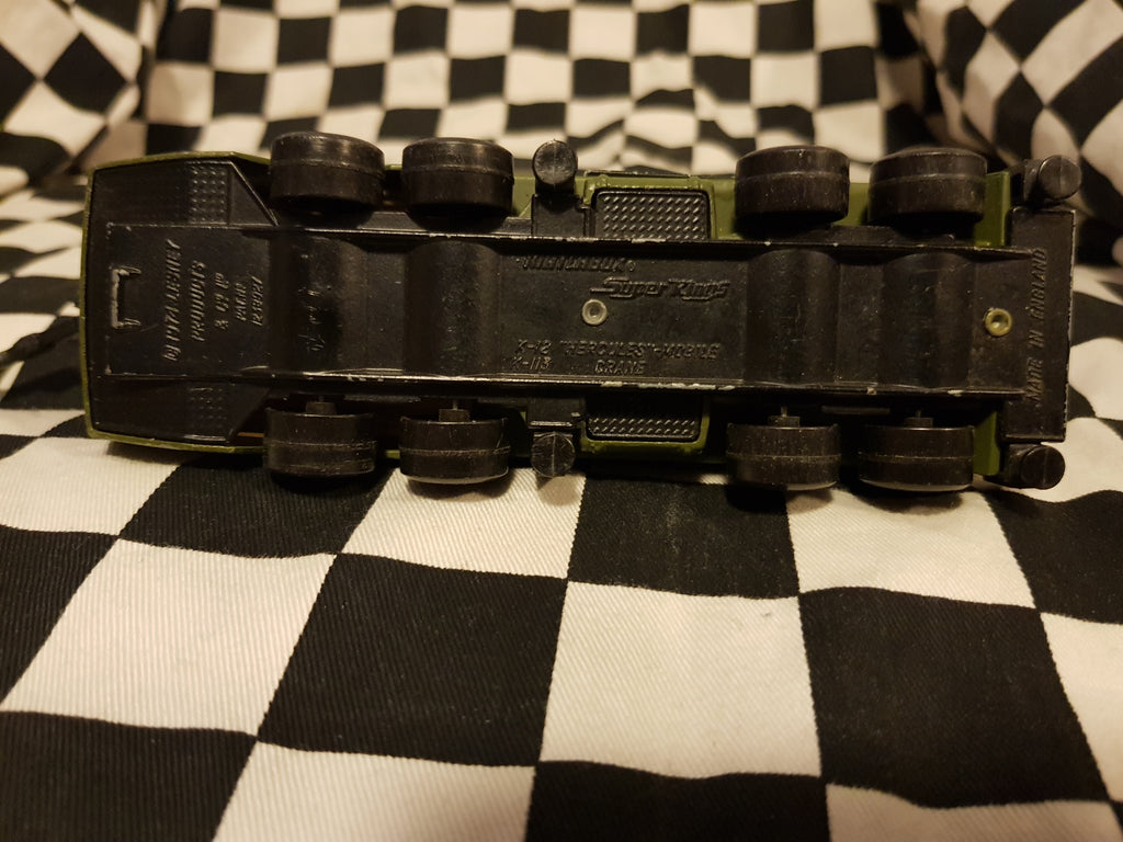 Vintage Matchbox Super Kings Hercules Mobile Army Crane