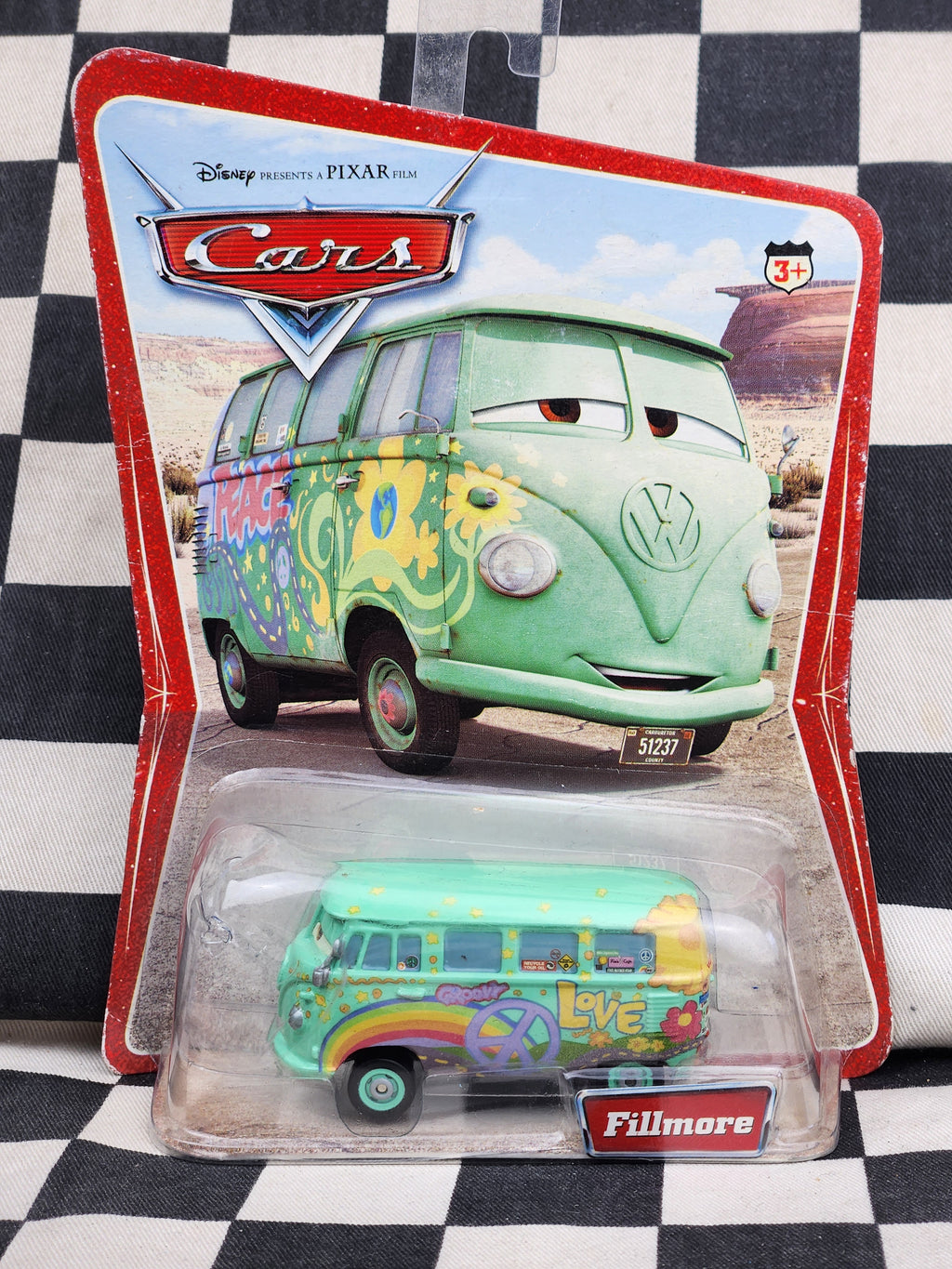 Disney Pixar CARS Movie Fillmore Volkswagen Kombi Van
