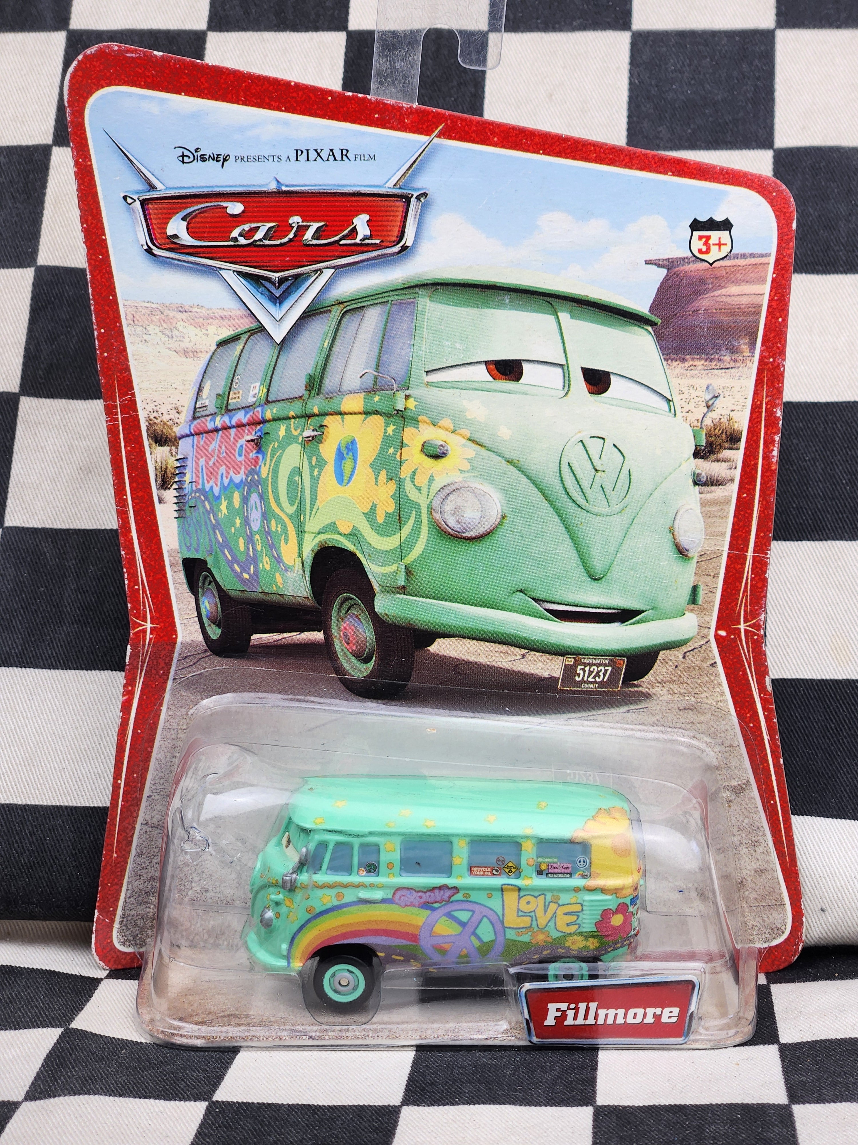 Disney Pixar CARS Movie Fillmore Volkswagen Kombi Van