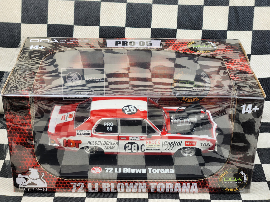 DDA 1/24 72 LJ Torana Blown Brock HDT Pro 05