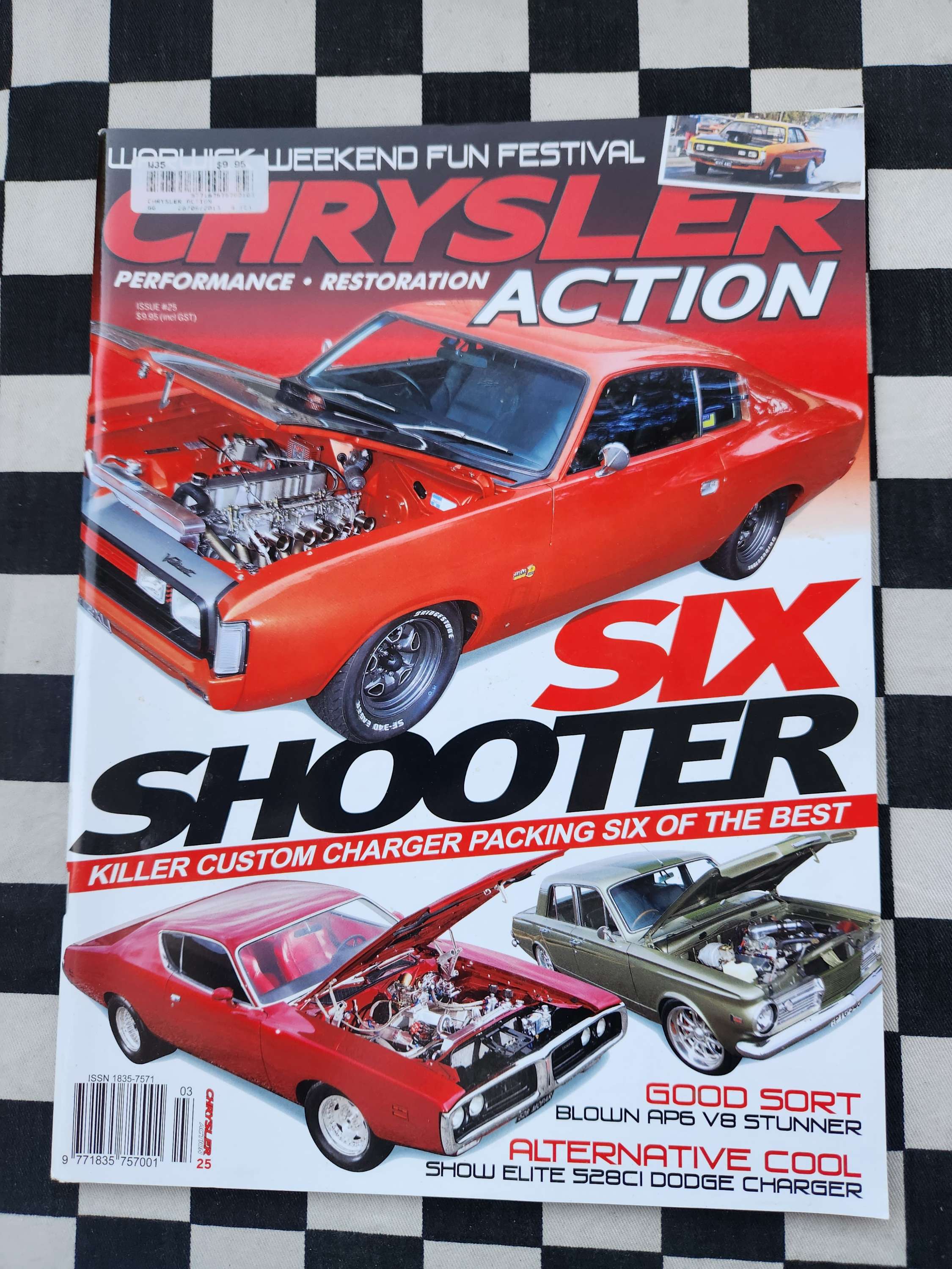 Chrysler Action Magazine #25 Valiant Pacer Charger Drifter Dodge Plymouth Hemi