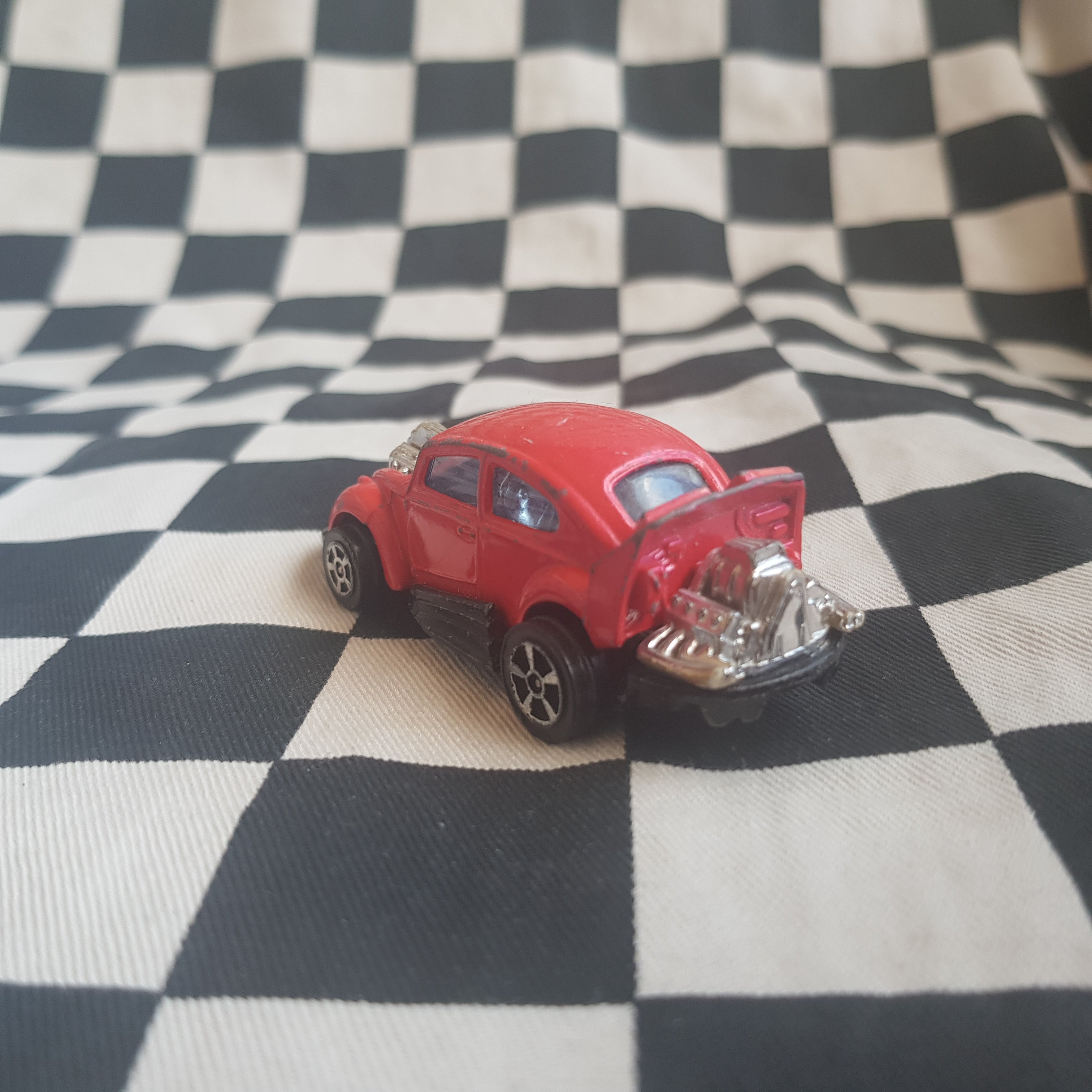Vintage Loose Corgi Whizz Wheels VW Hot Rod Pinky Red