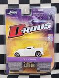 Jada 1:64 D Rodz 37 Ford Pickup Street Hot Rod White