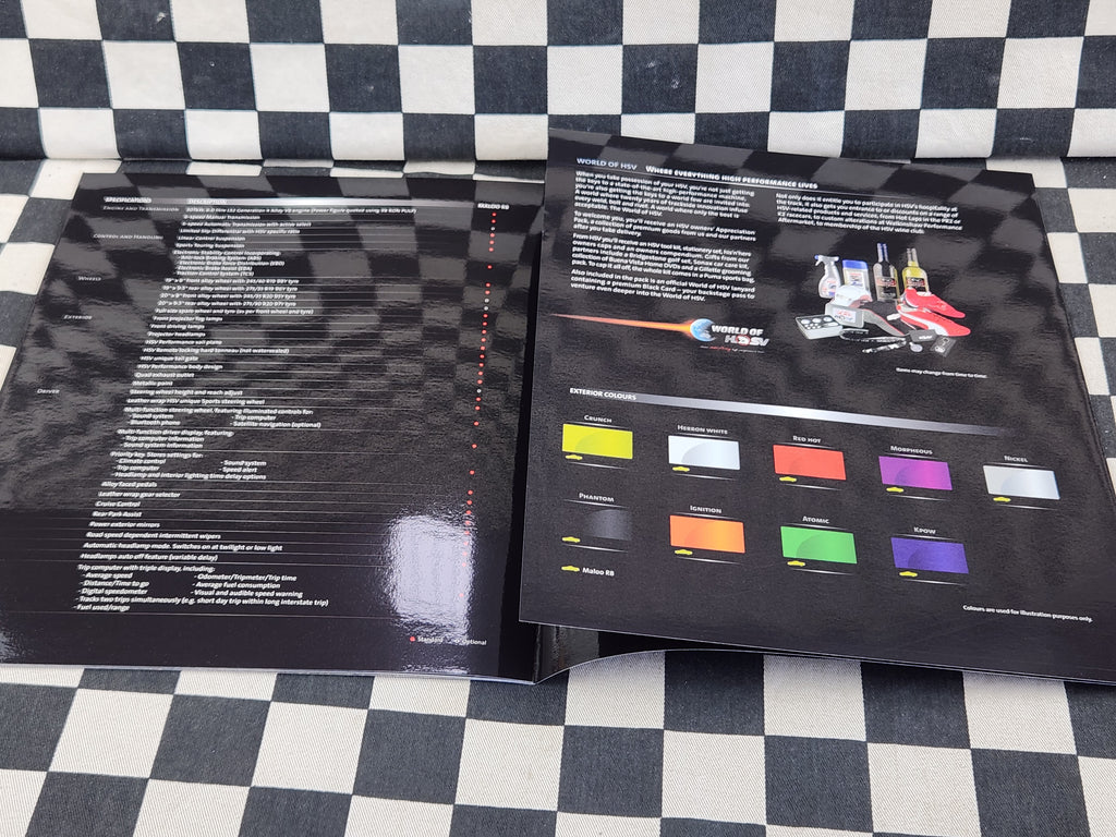 HSV Holden Commodore VE Maloo R8 Sales Brochure