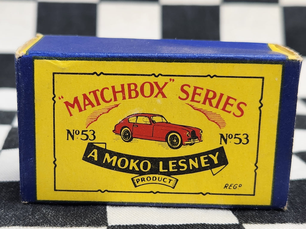 Matchbox Lesney Moko No53 Aston Martin in Original Box