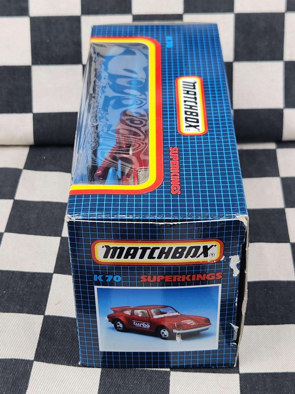 Matchbox Superkings Porsche 911 Turbo Red 1988 Boxed