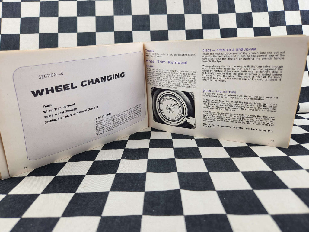 Holden HG Owners Manual Includes Commercial Vehicles & GTS Monaro July 70 Print