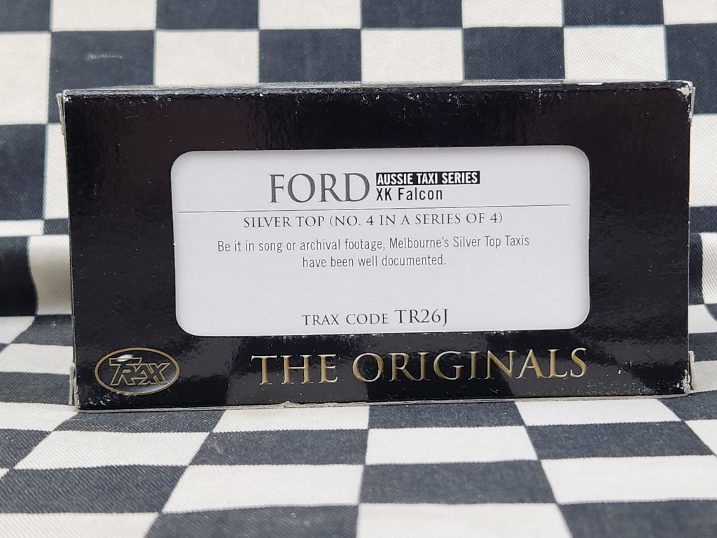 Trax 1/43Ford XK Falcon Silver Top Taxi TR26J