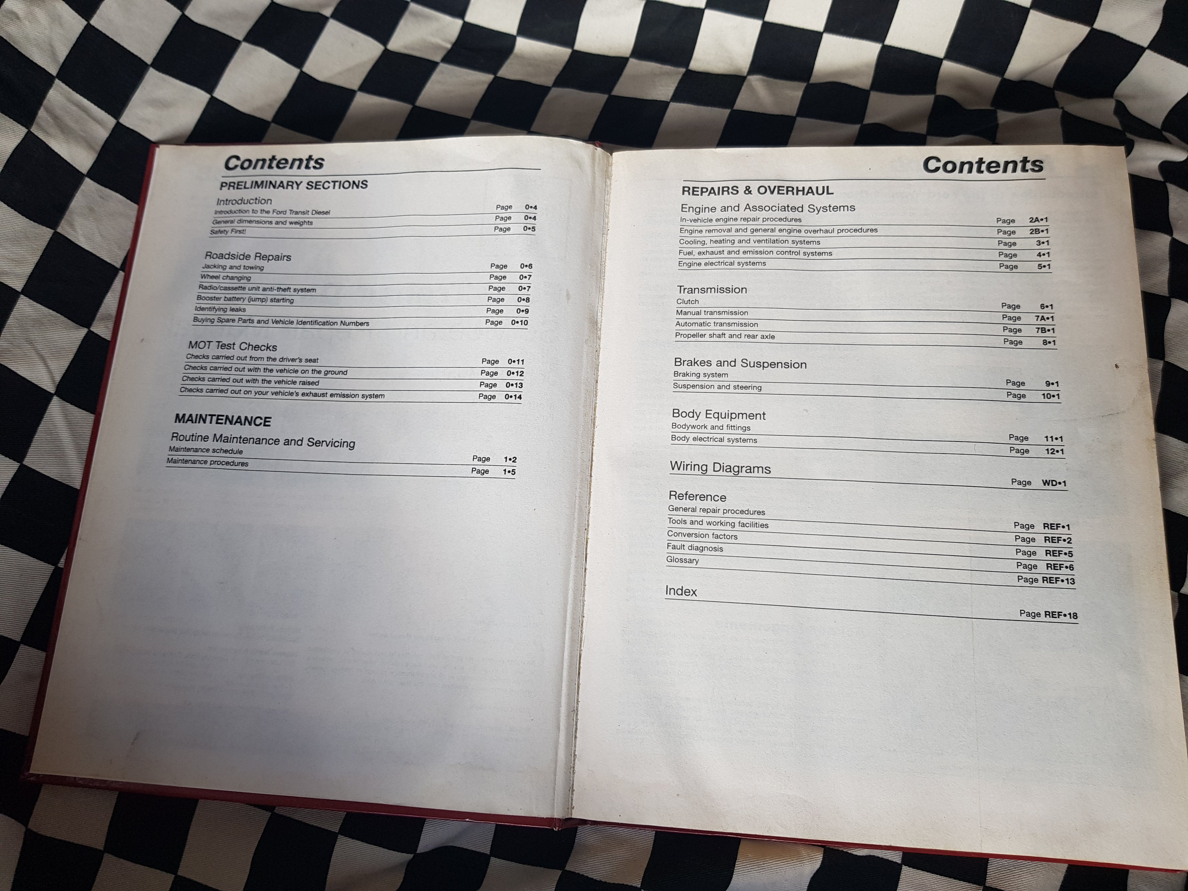 Ford transit 1986 to 1999 diesel Haynes workshop manual