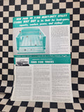 Genuine 1963 Ford F100 Australian Sales Brochure