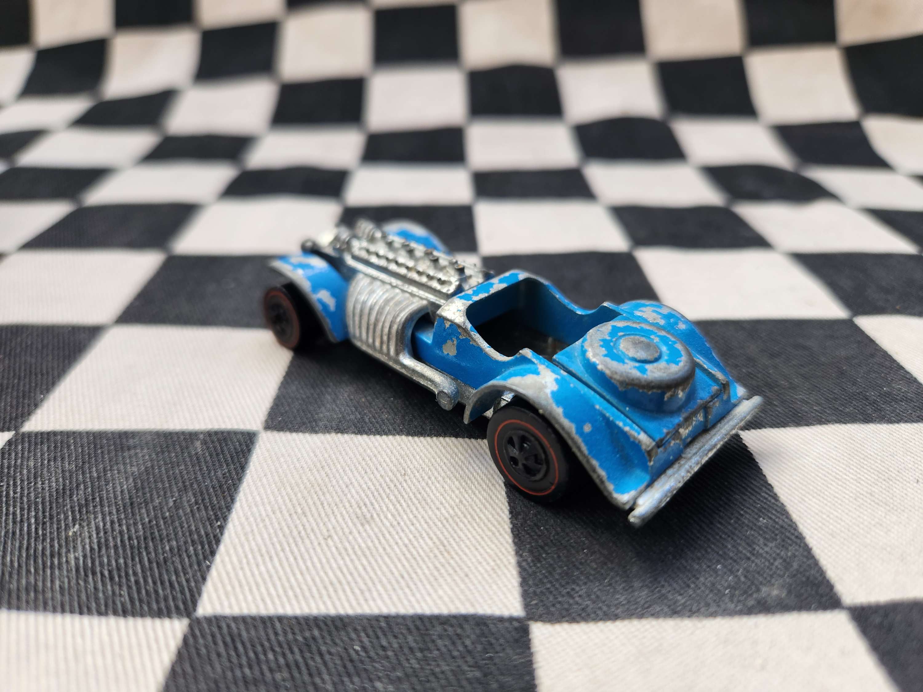 Vintage Loose Hot Wheels Redline Sweet 16 Light Blue Enamel (interior Missing)