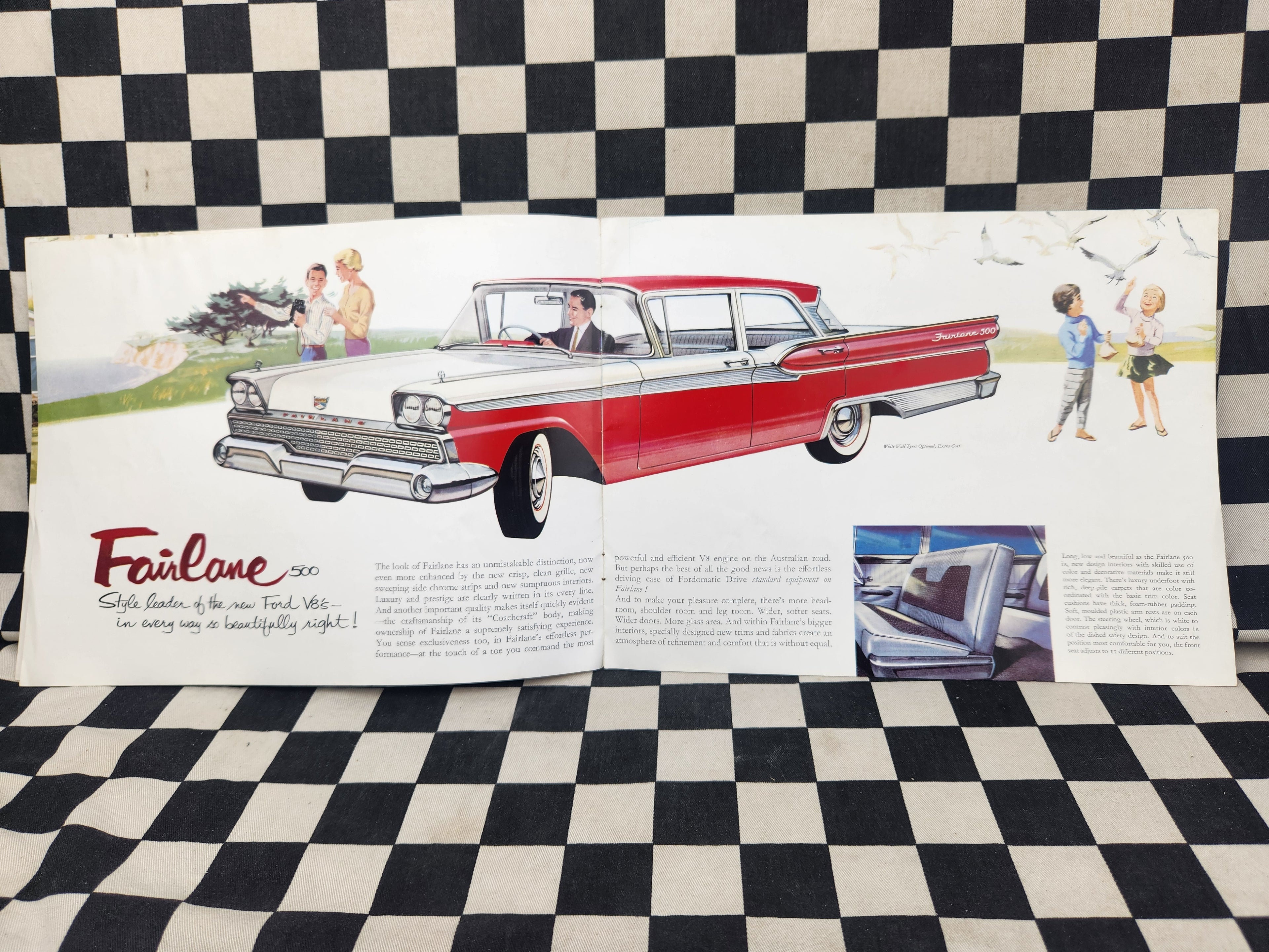 Genuine 1960 Tank Ford Fairlane Ranch Wagon Australian Sales Brochure