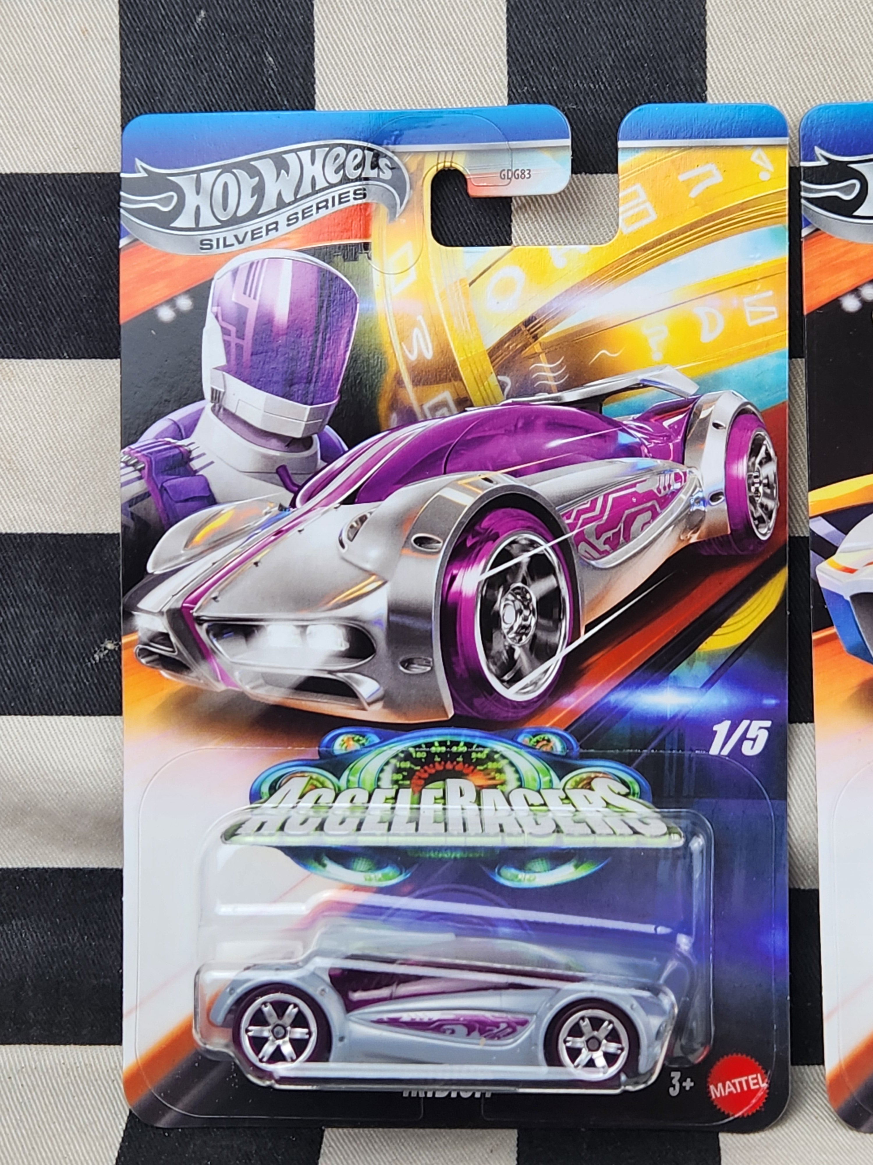Hot Wheels Silver Series Acceleracers Full Set 5 Cars