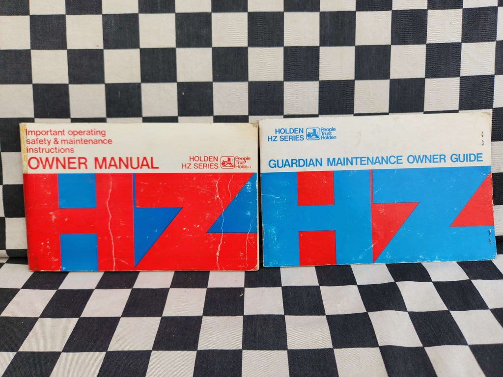 Genuine HZ HOLDEN Owner's Manual/ Maintenance Owners Guide Set