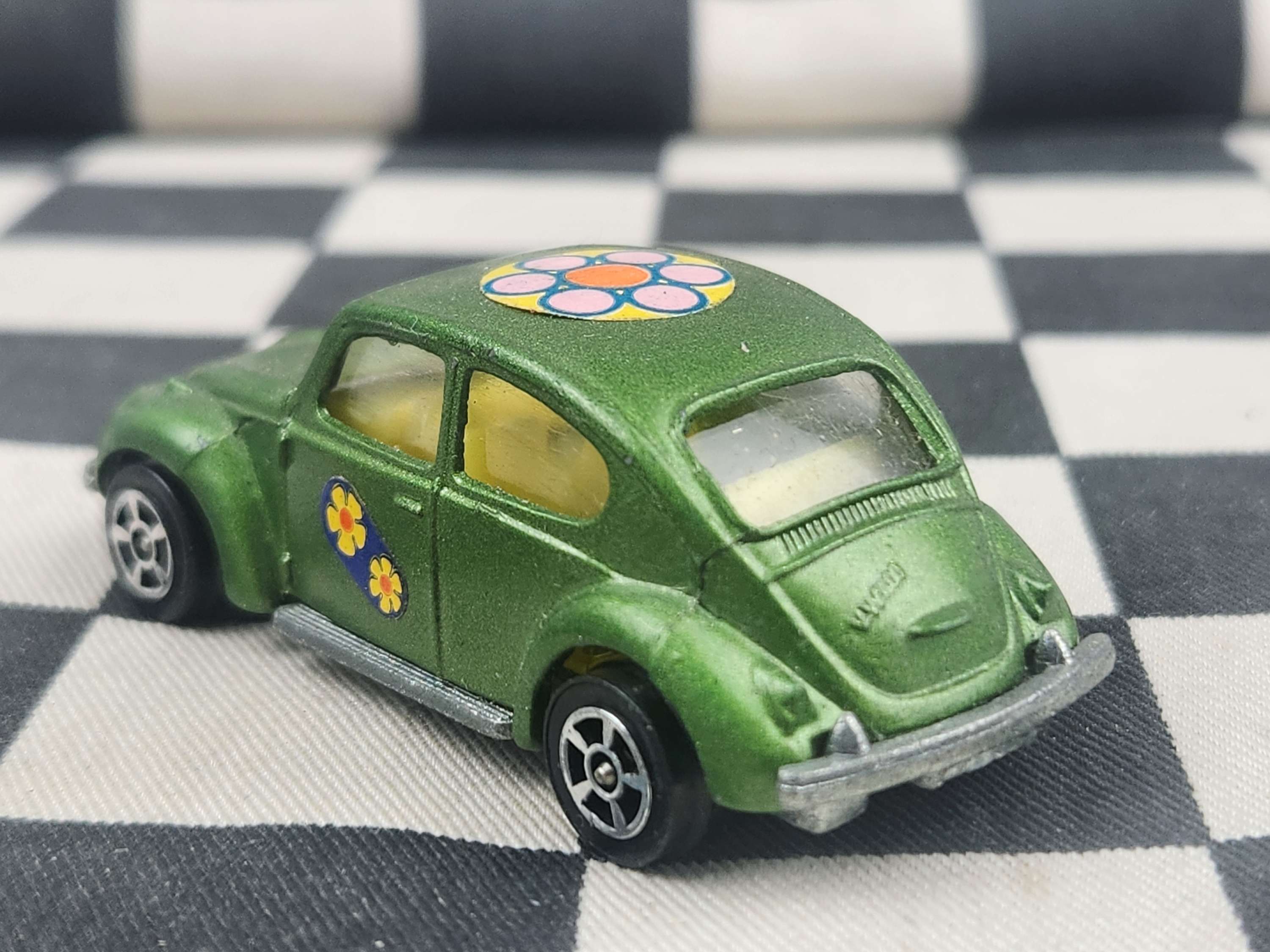 Vintage Loose Corgi Whizz Wheels Volkswagen 1300 Green Nice