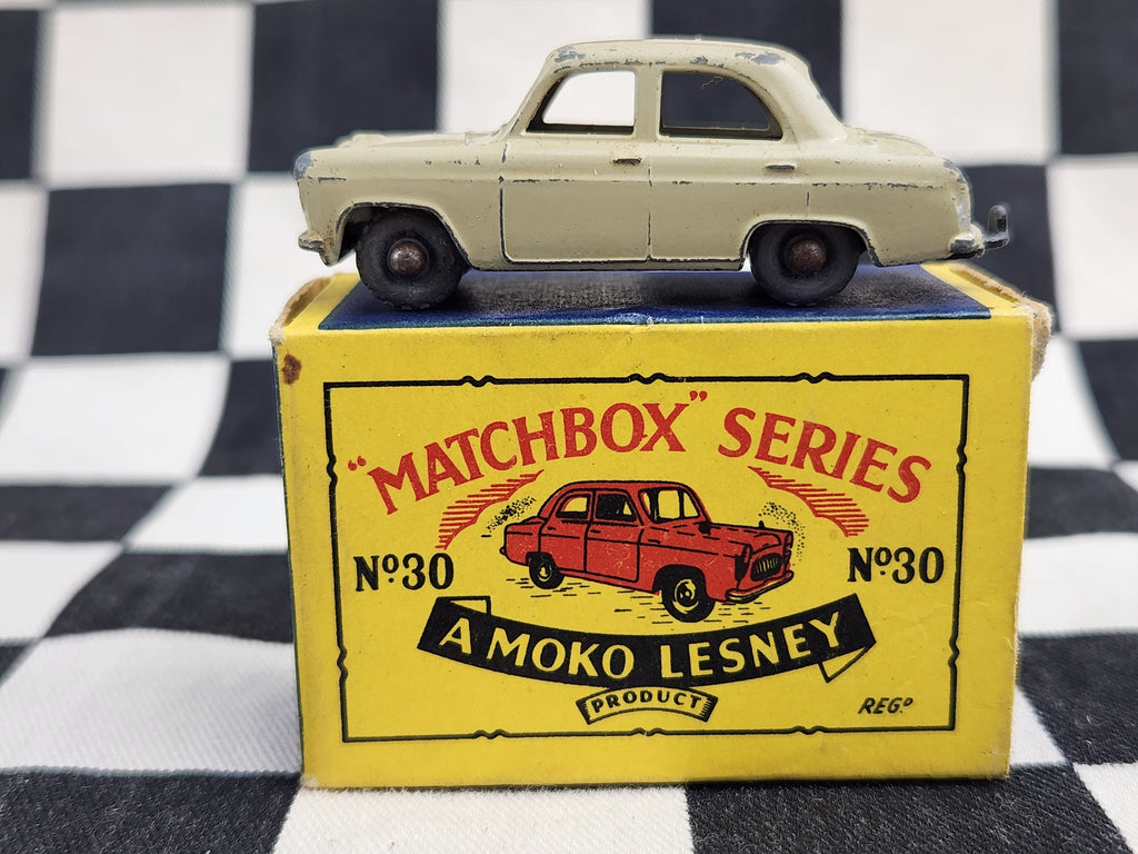 Matchbox Lesney Moko No30 Ford Prefect in Original Box