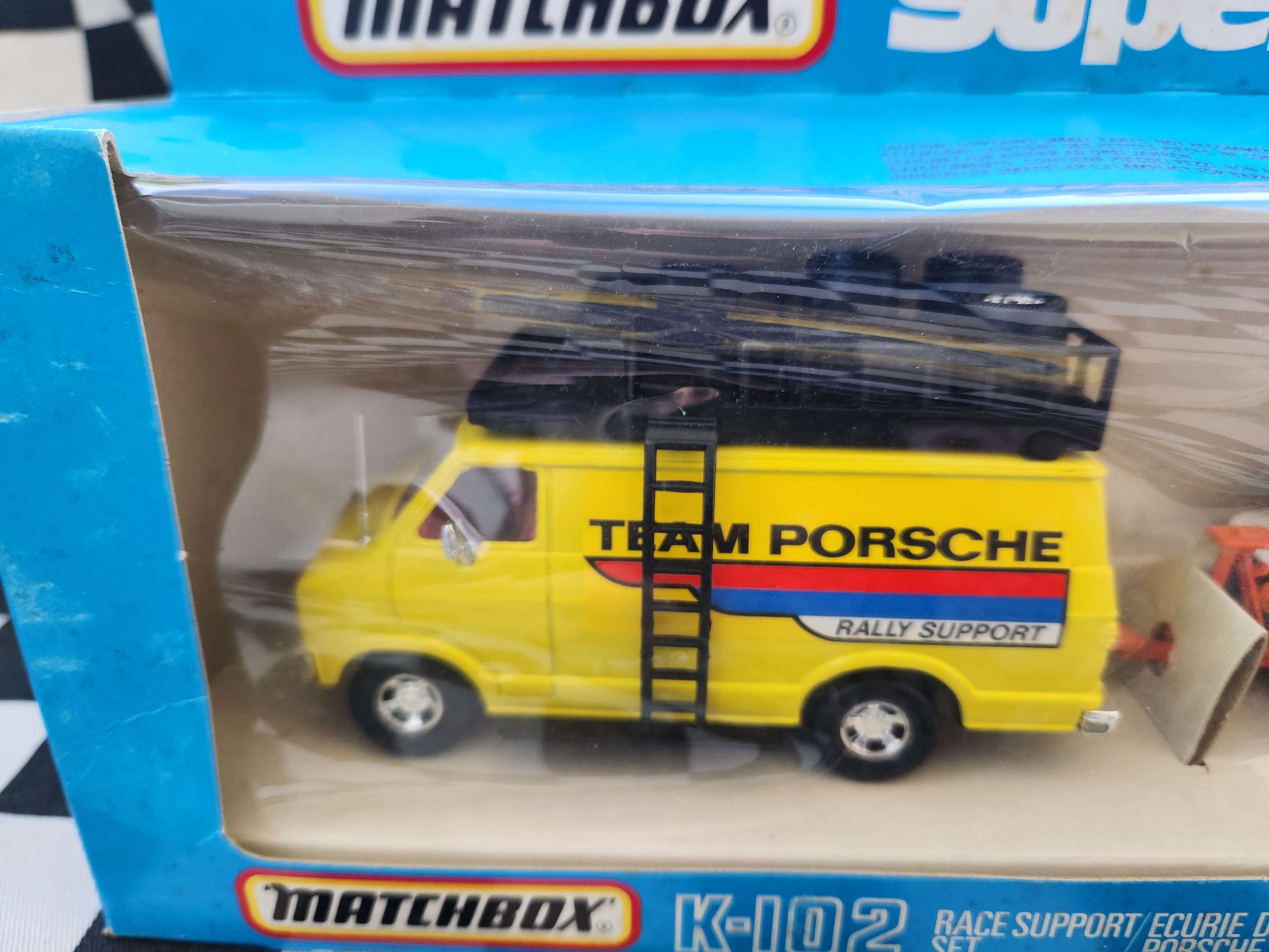Matchbox Super Kings K102 Porsche Race Support Set Vintage Boxed