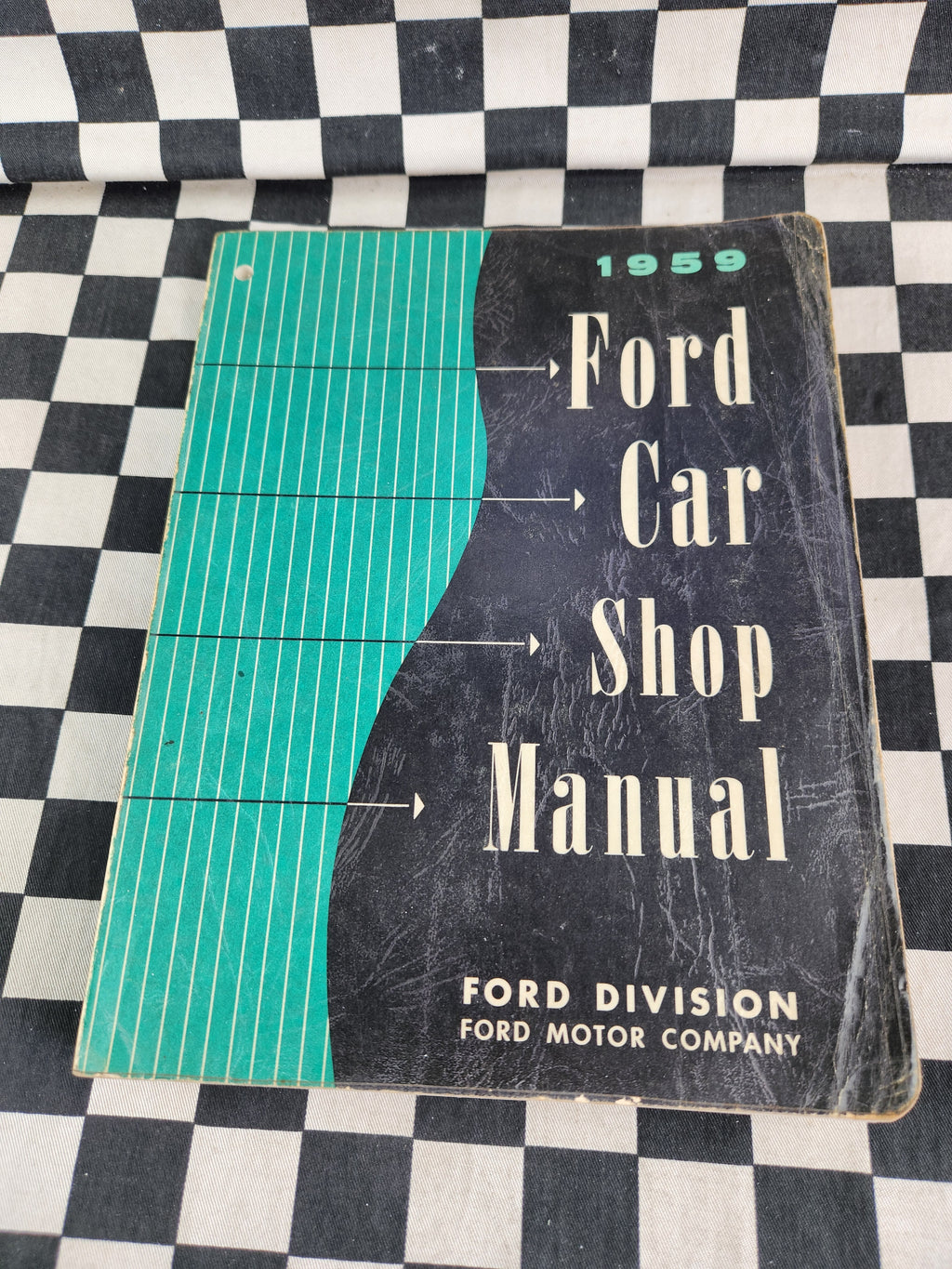 Genuine 1959 Ford Workshop Manual Passenger Car Tank Fairlane Ranchwagon