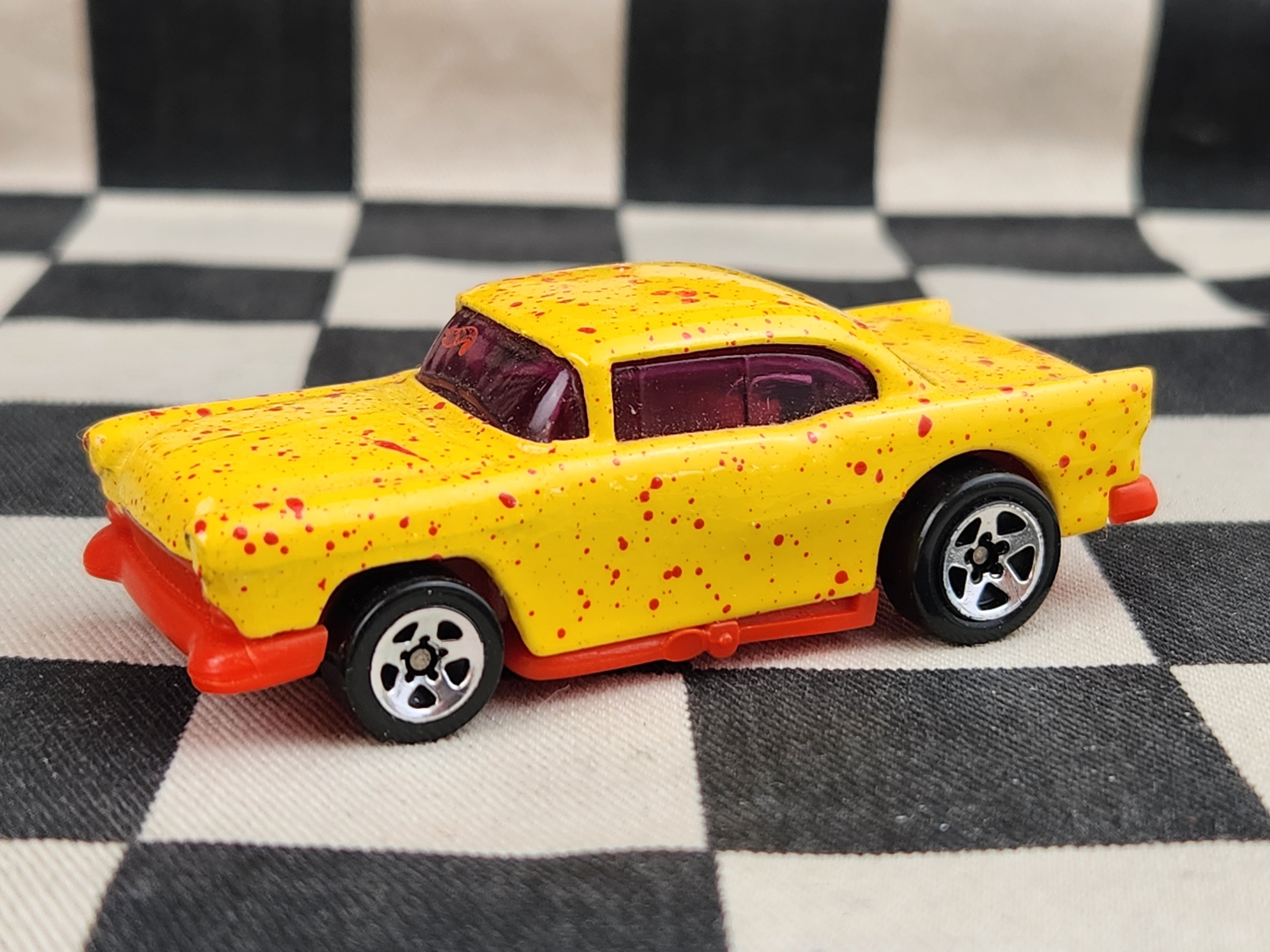 Vintage Loose Hot Wheels Splatter Paint 55 Chevy