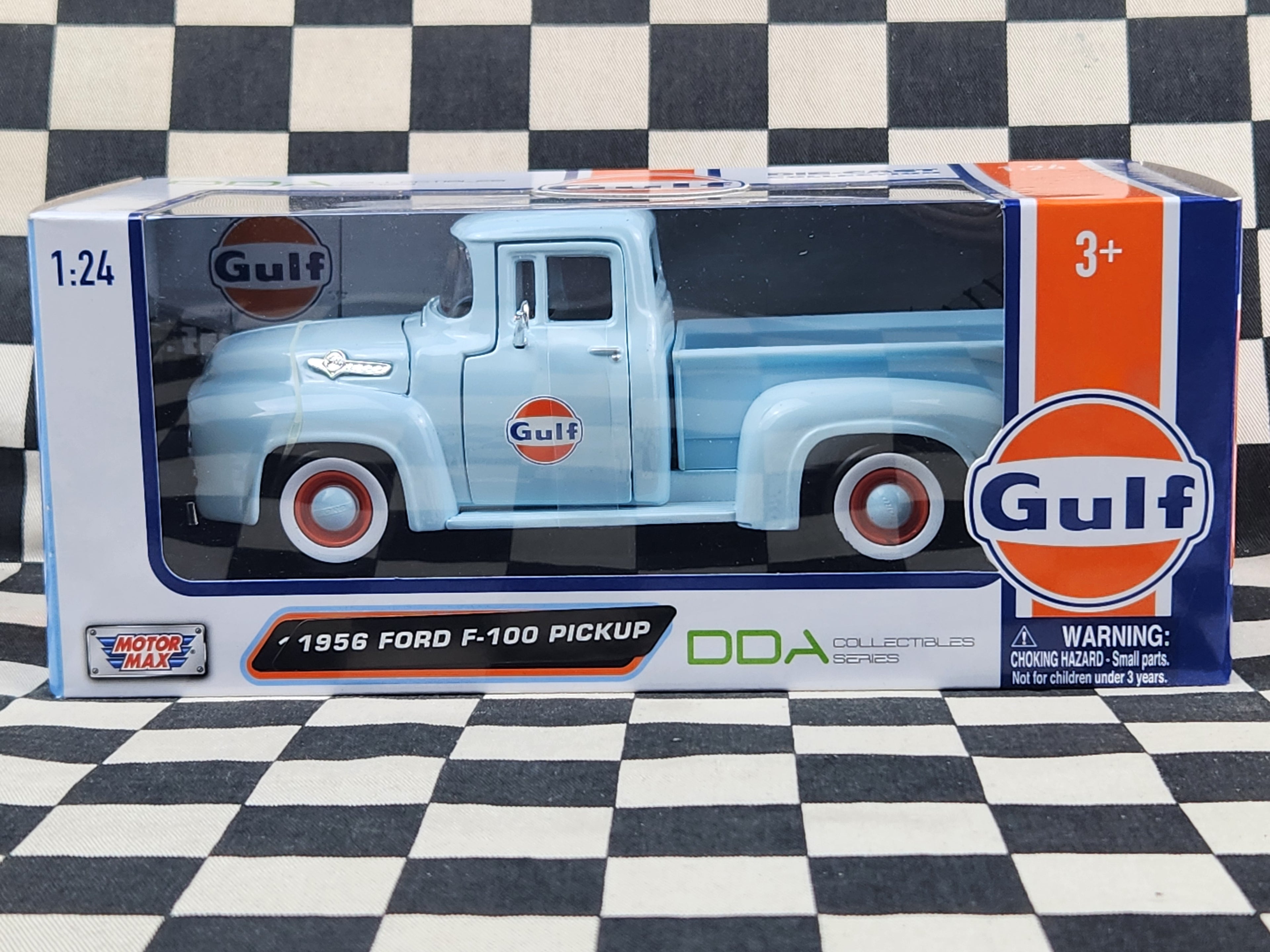 Motor Max 1:24 GULF 1956 Ford F100 Pickup Truck