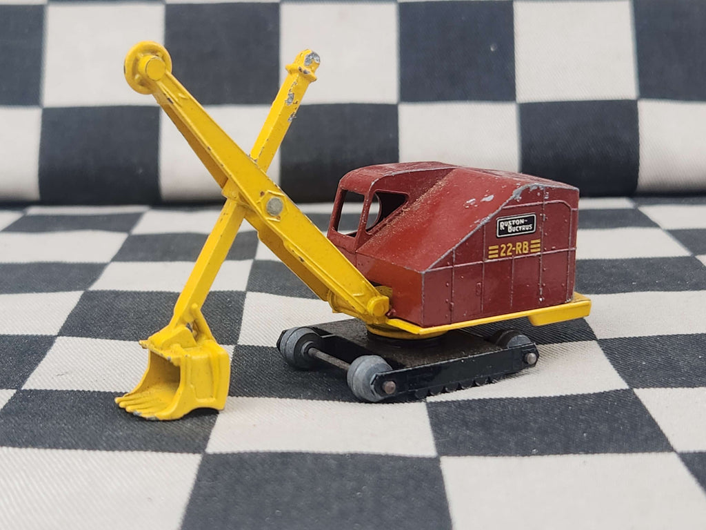 Vintage Loose Matchbox Lesney Major Pack Ruston Bucyrus Excavator