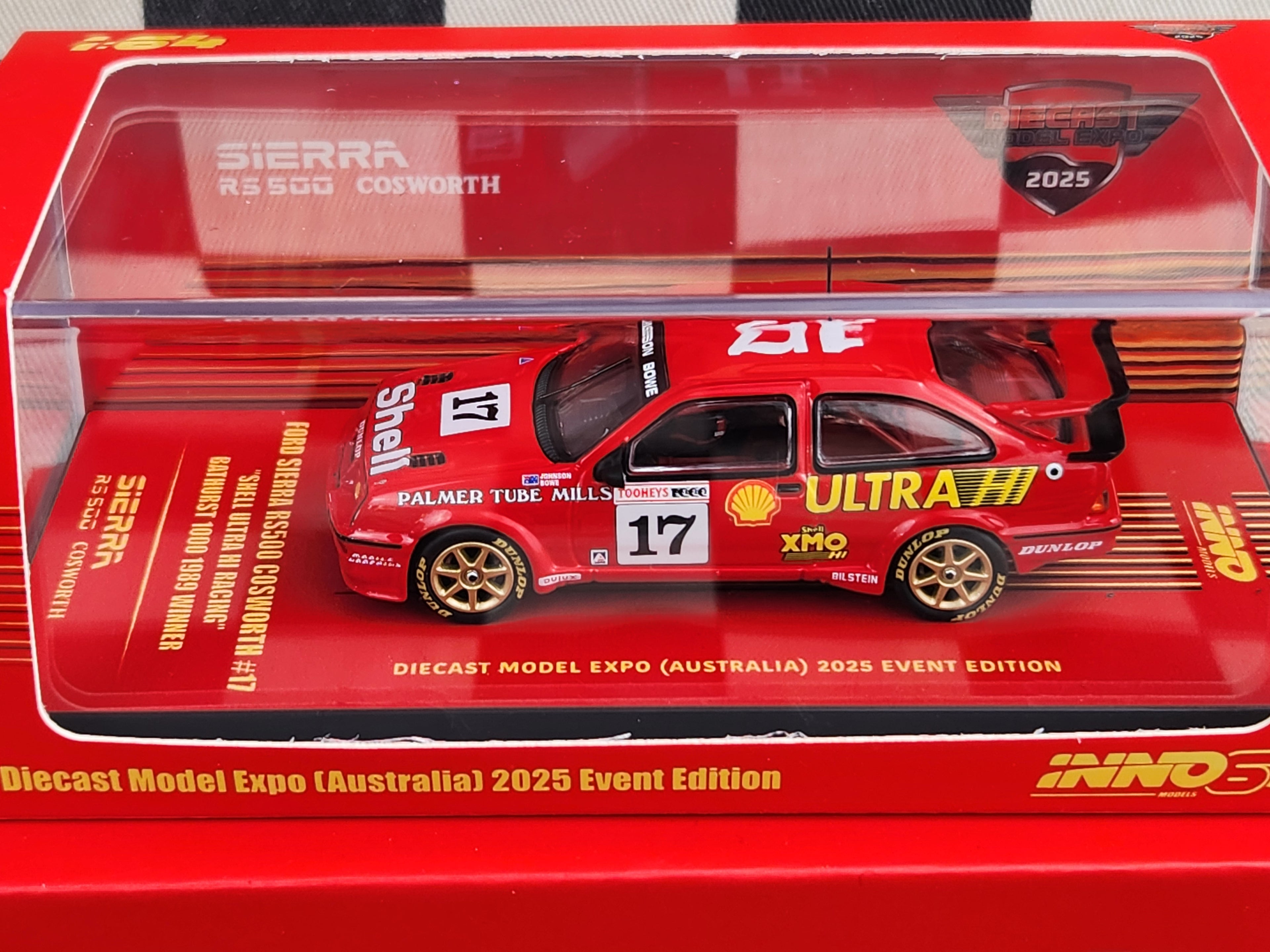 INNO64 2025 Diecast Expo 89 Bathurst Winner Johnson Bowe Ford Sierra RS500