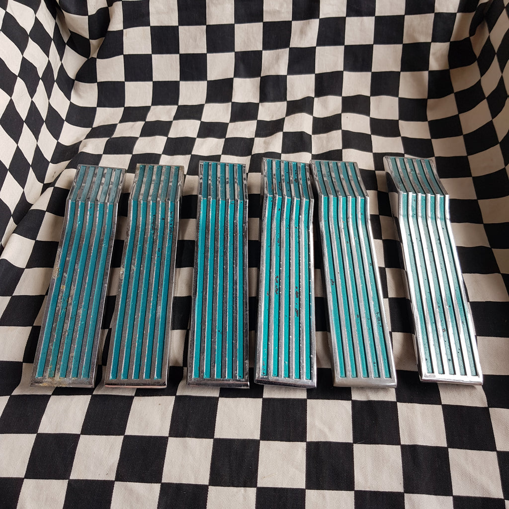 1962 Ford Thunderbird Rear Side Spears/Badges Full Set of 6
