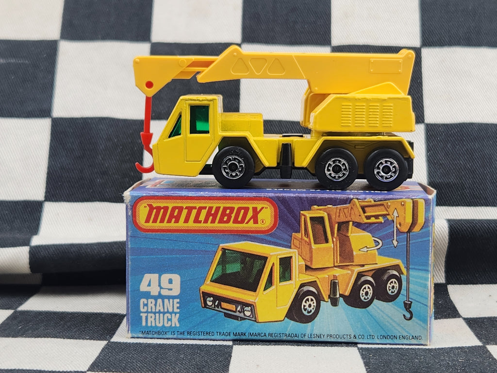Vintage 1978 Matchbox Crane Truck in Original Box