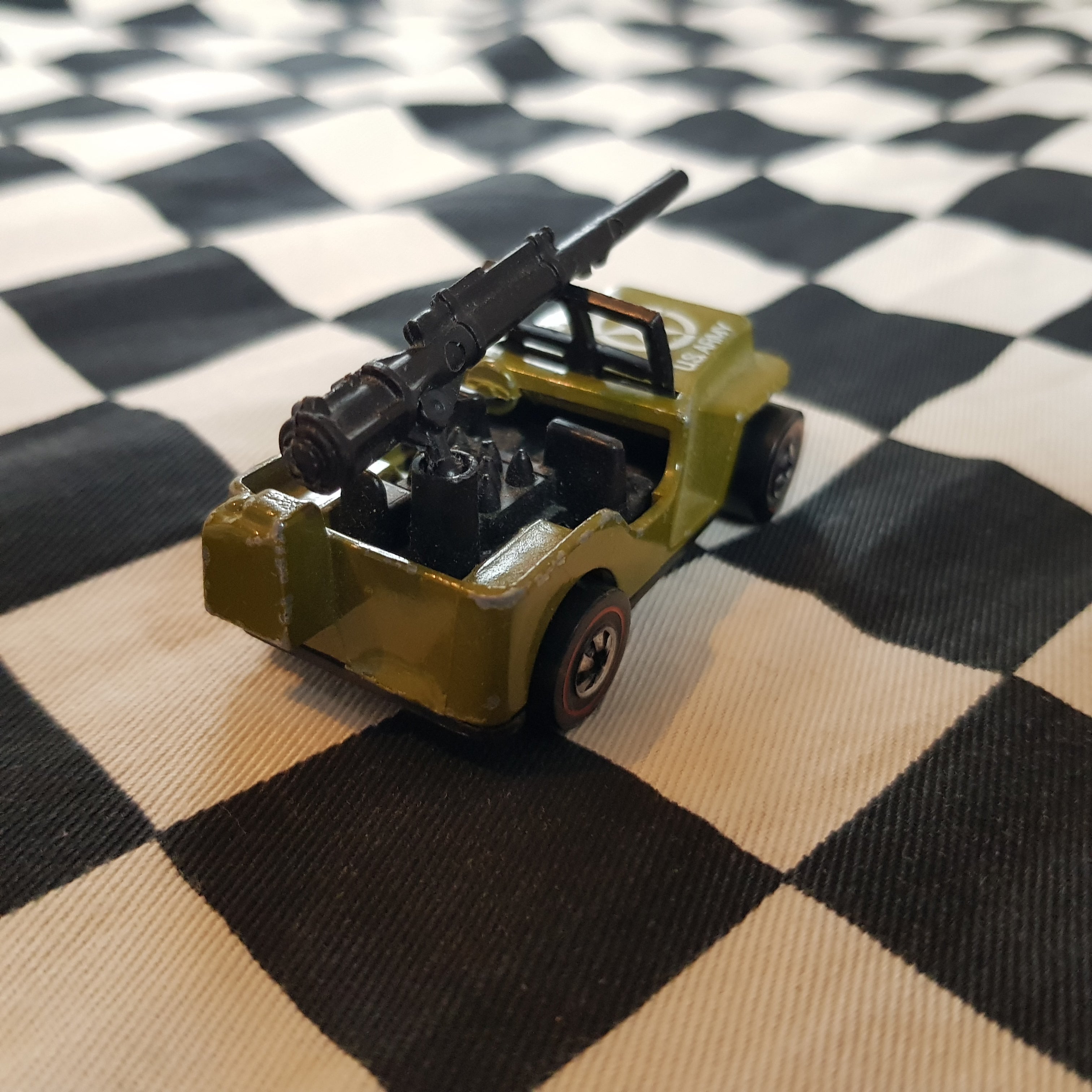 Vintage Loose Hot Wheels Redline Gun Slinger Jeep