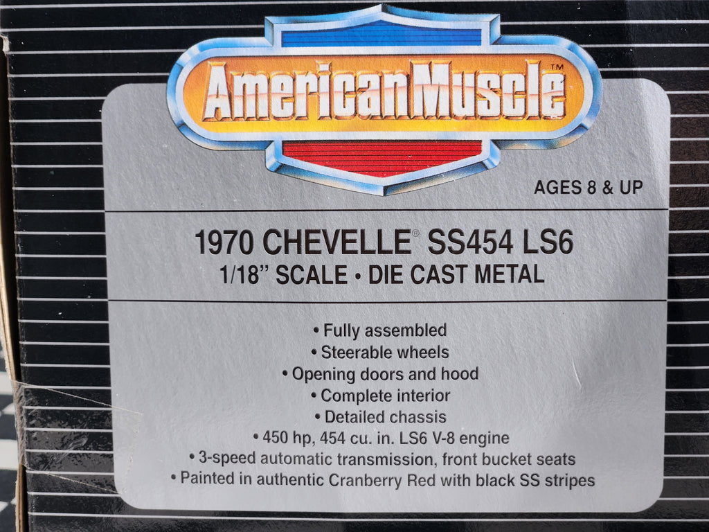 ERTL 1:18 American Muscle 1970 Chevelle SS 454 LS6