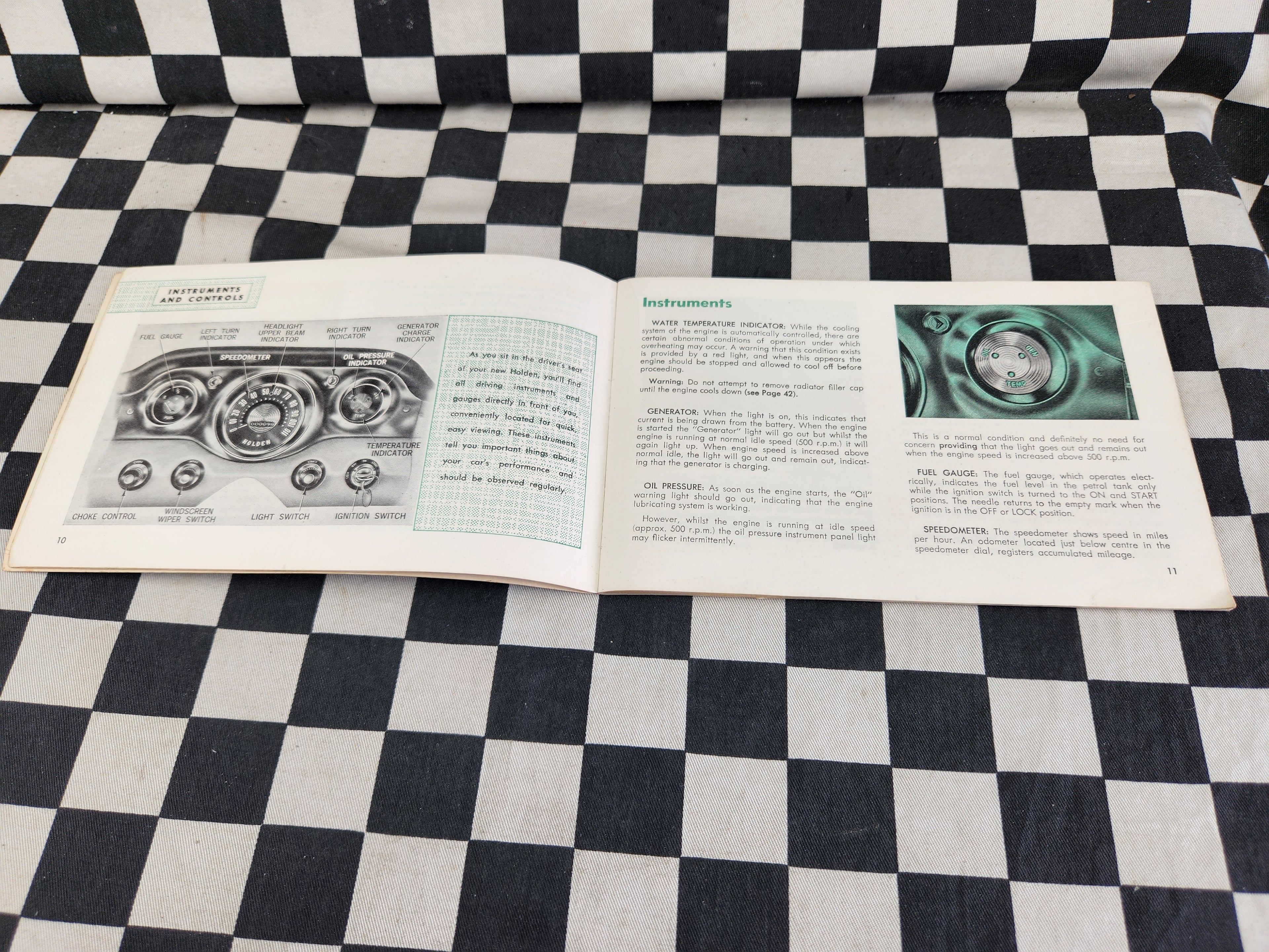 Holden FB Original Owners Manual Handbook Nasco