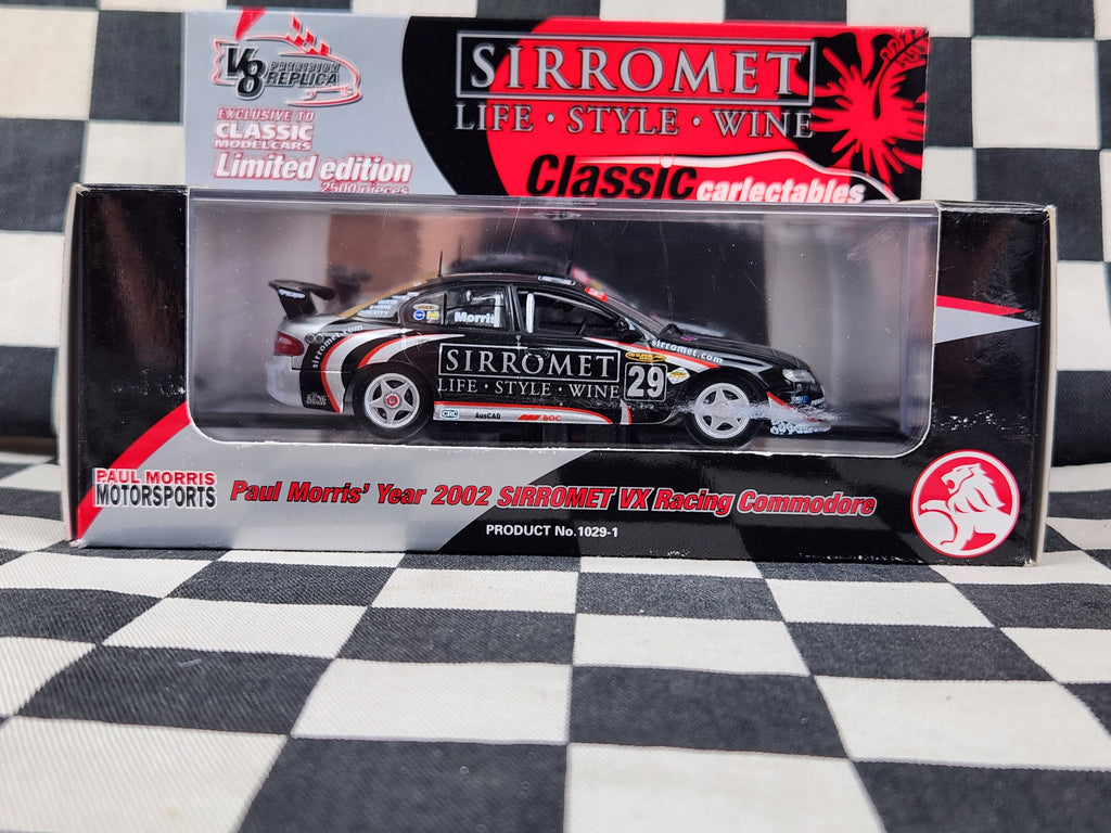 Classic Carlectables 1:43 V8 Supercar Paul Morris 2002 Holden VX Commodore