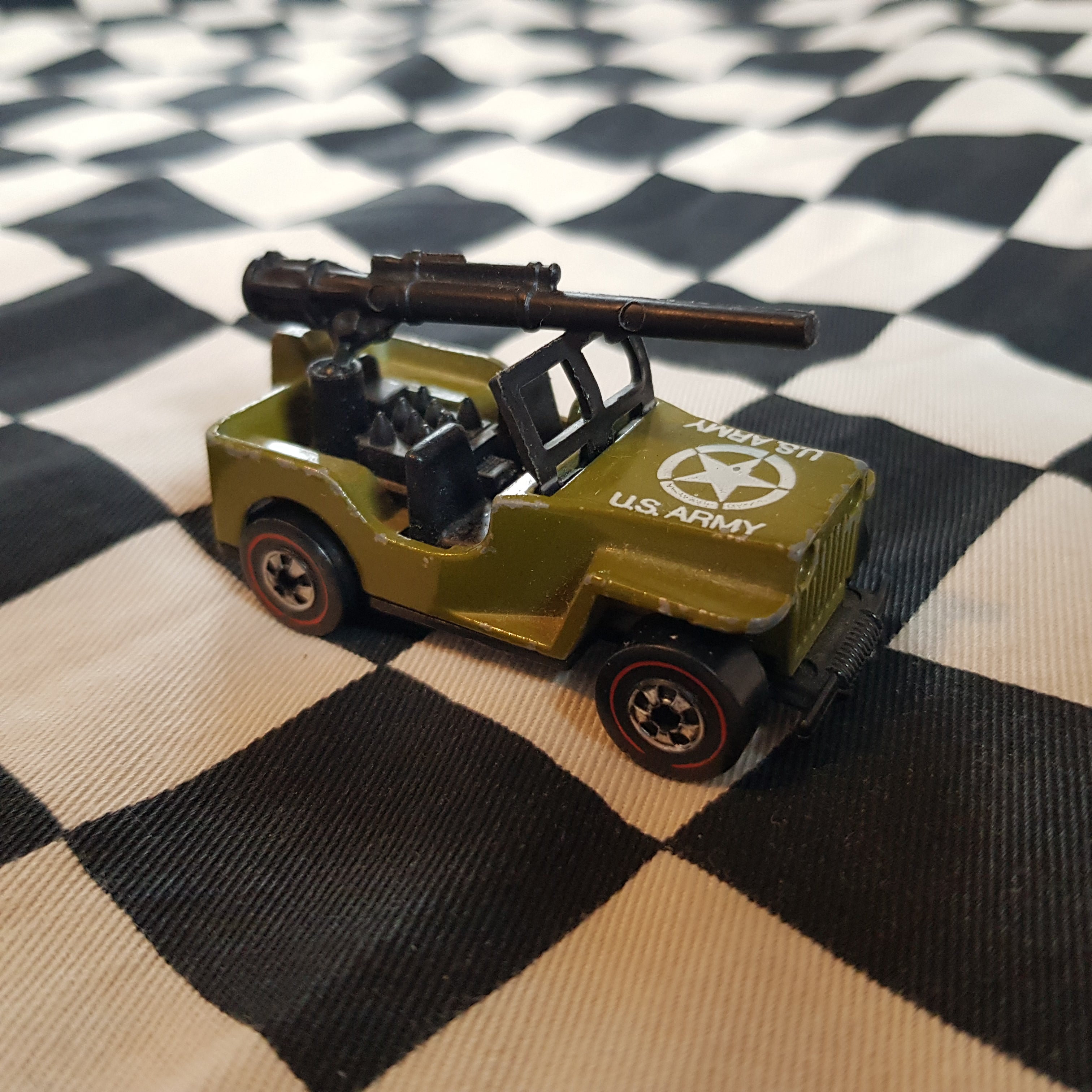 Vintage Loose Hot Wheels Redline Gun Slinger Jeep