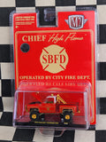 M2 Machines CHASE Fire Chief 1976 Chevrolet Scottsdale 4x4 Pickup Truck