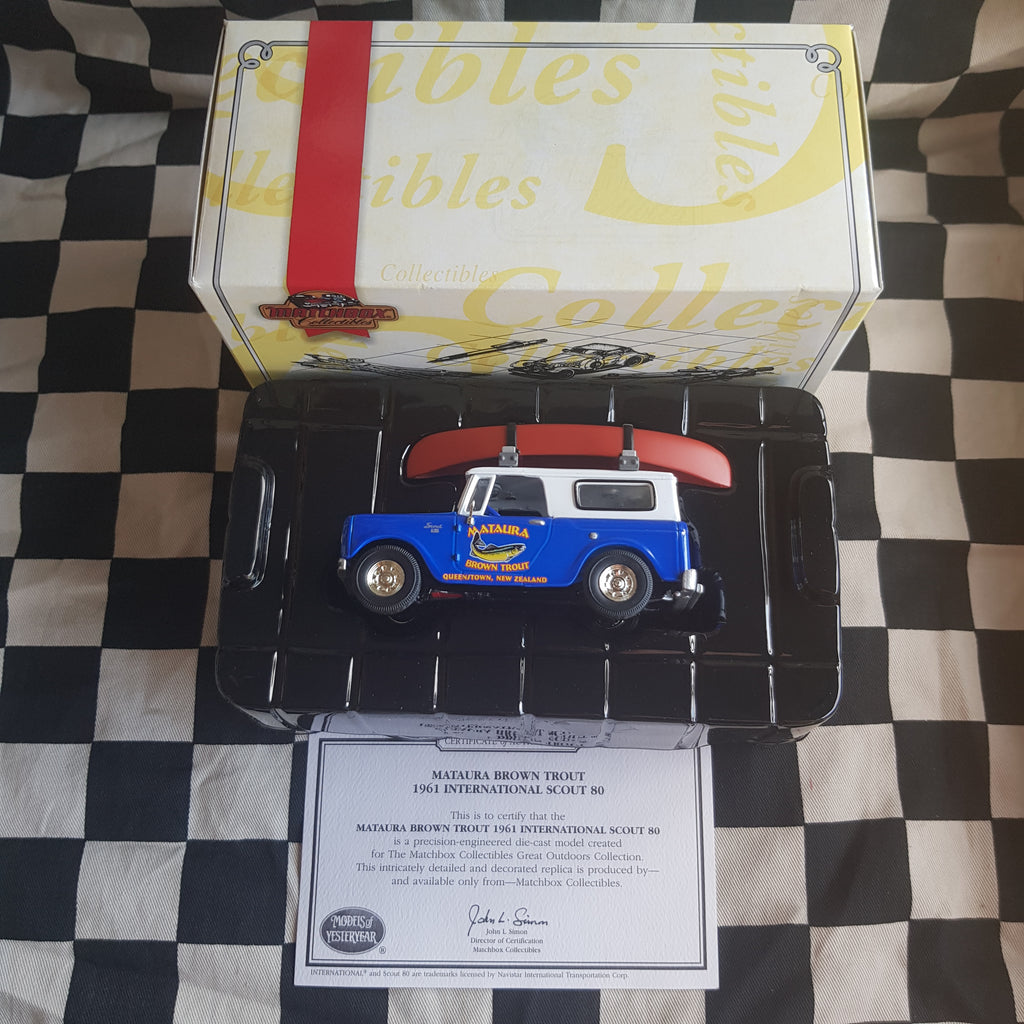 Matchbox Collectables 1:43 Trout 1961 International Scout 80 Premium Grade Model