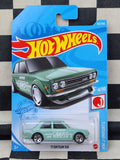 Hot Wheels 2021 J Imports 71 Datsun 510 Green