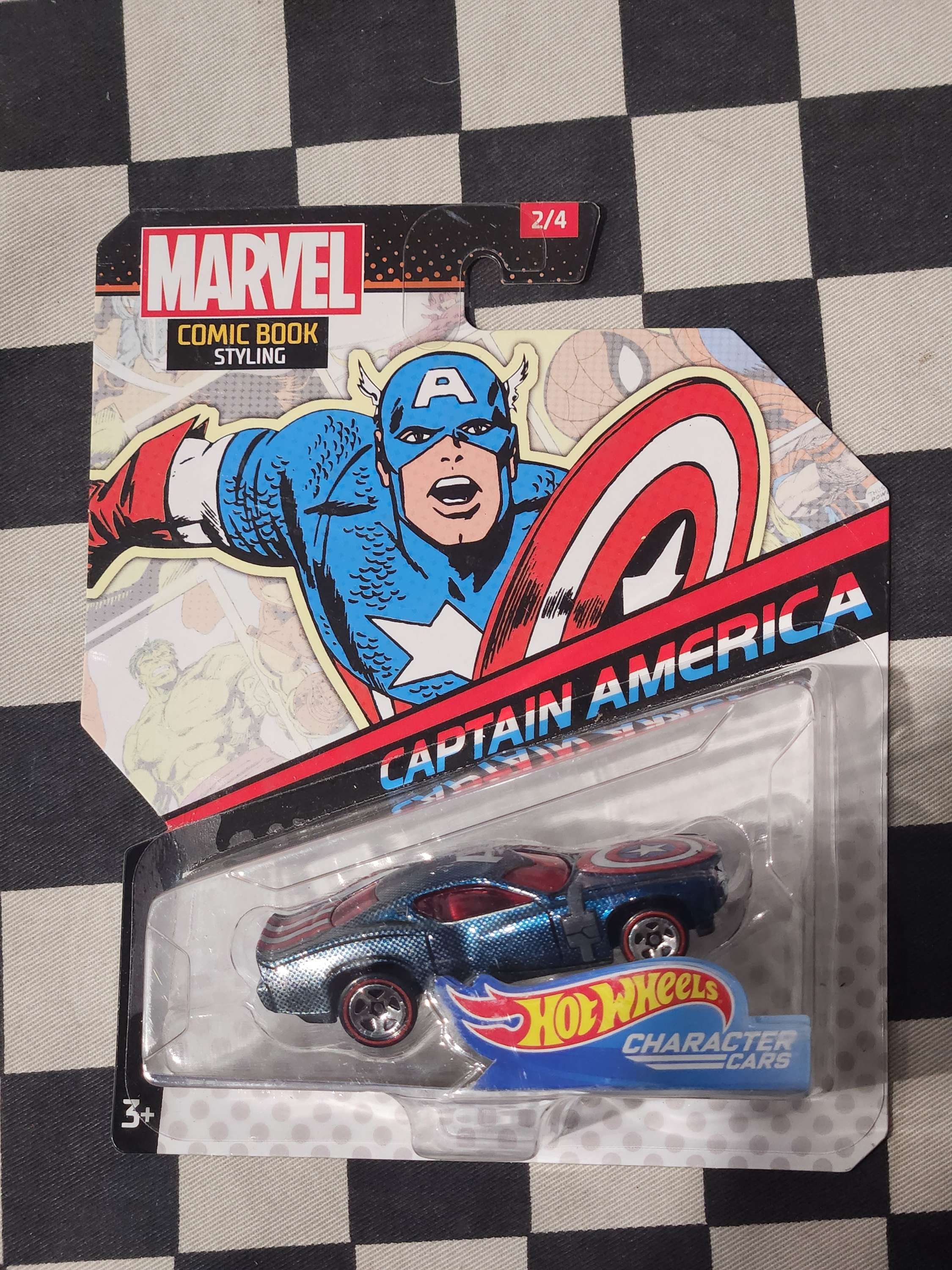 Hot Wheels Marvel Captain America Redline Dodge?