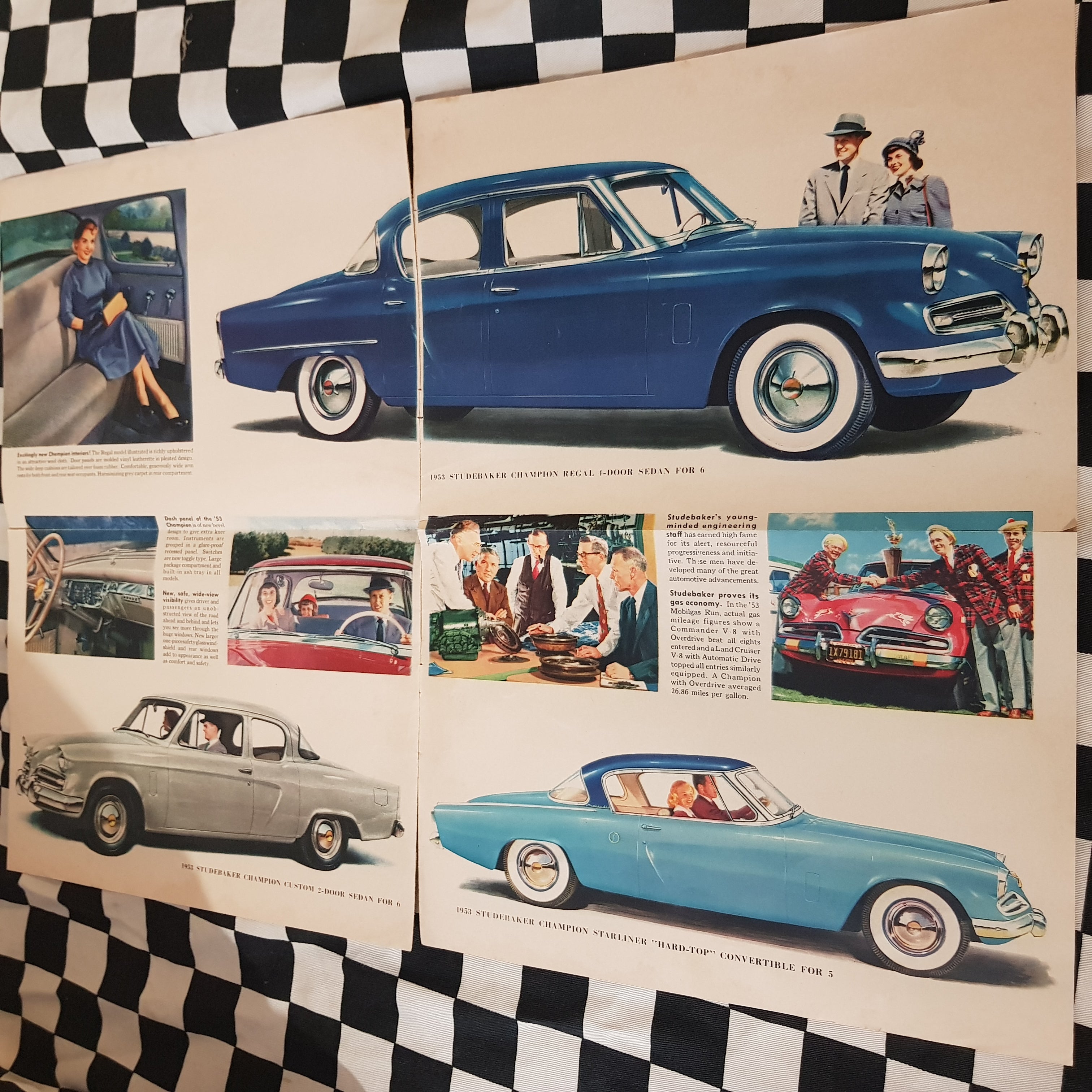 Original Full Colour 1953 Studebaker Sales Brochure