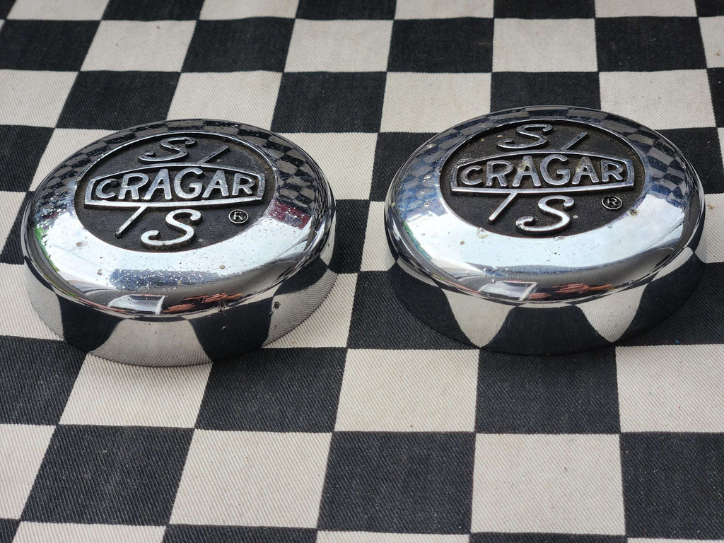 Genuine Vintage Cragar S/S Centre Caps EACH