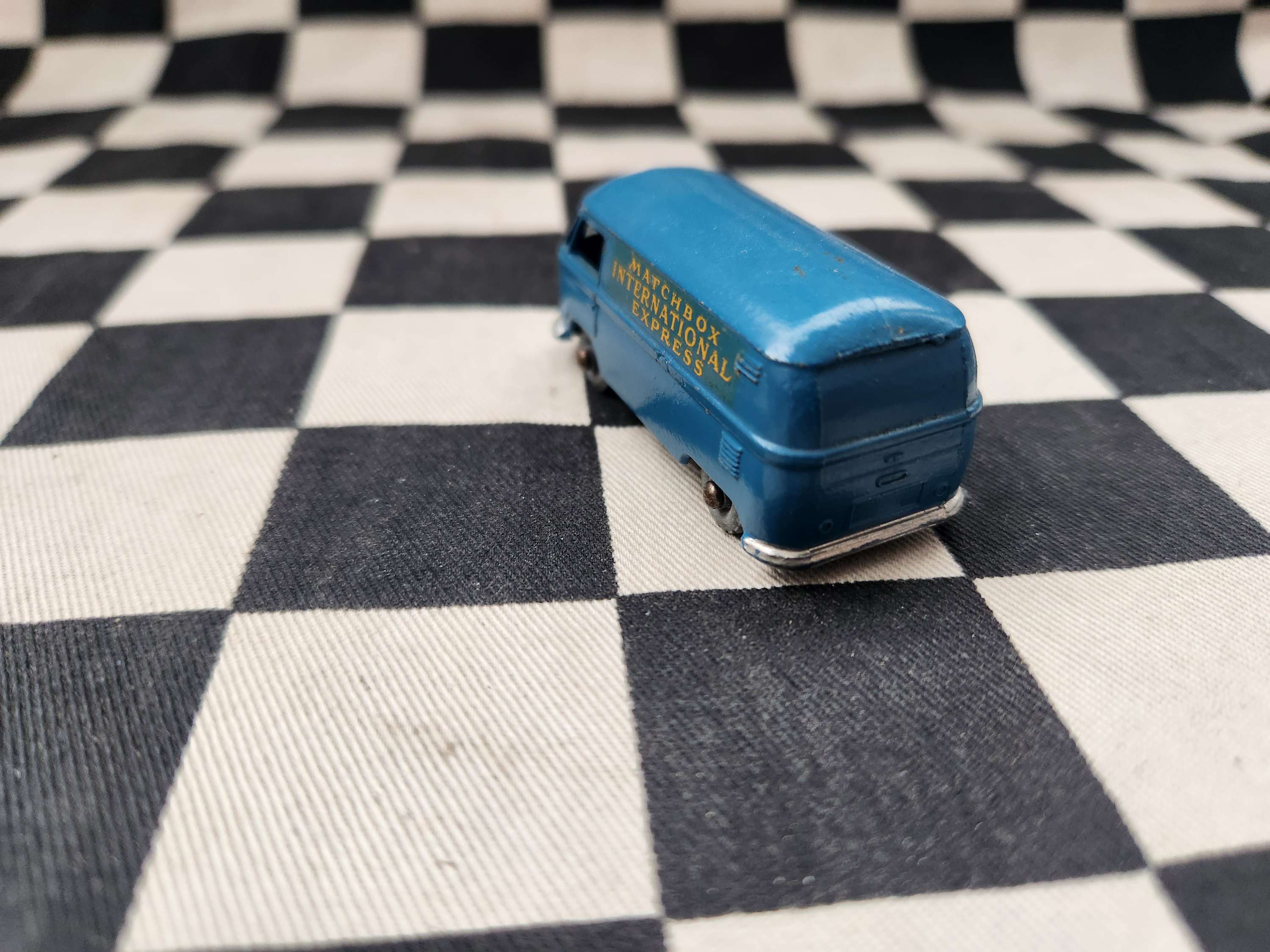 Vintage Loose Lesney Volkswagen Delivery Van Splitty Kombi Grey Wheel Nice!