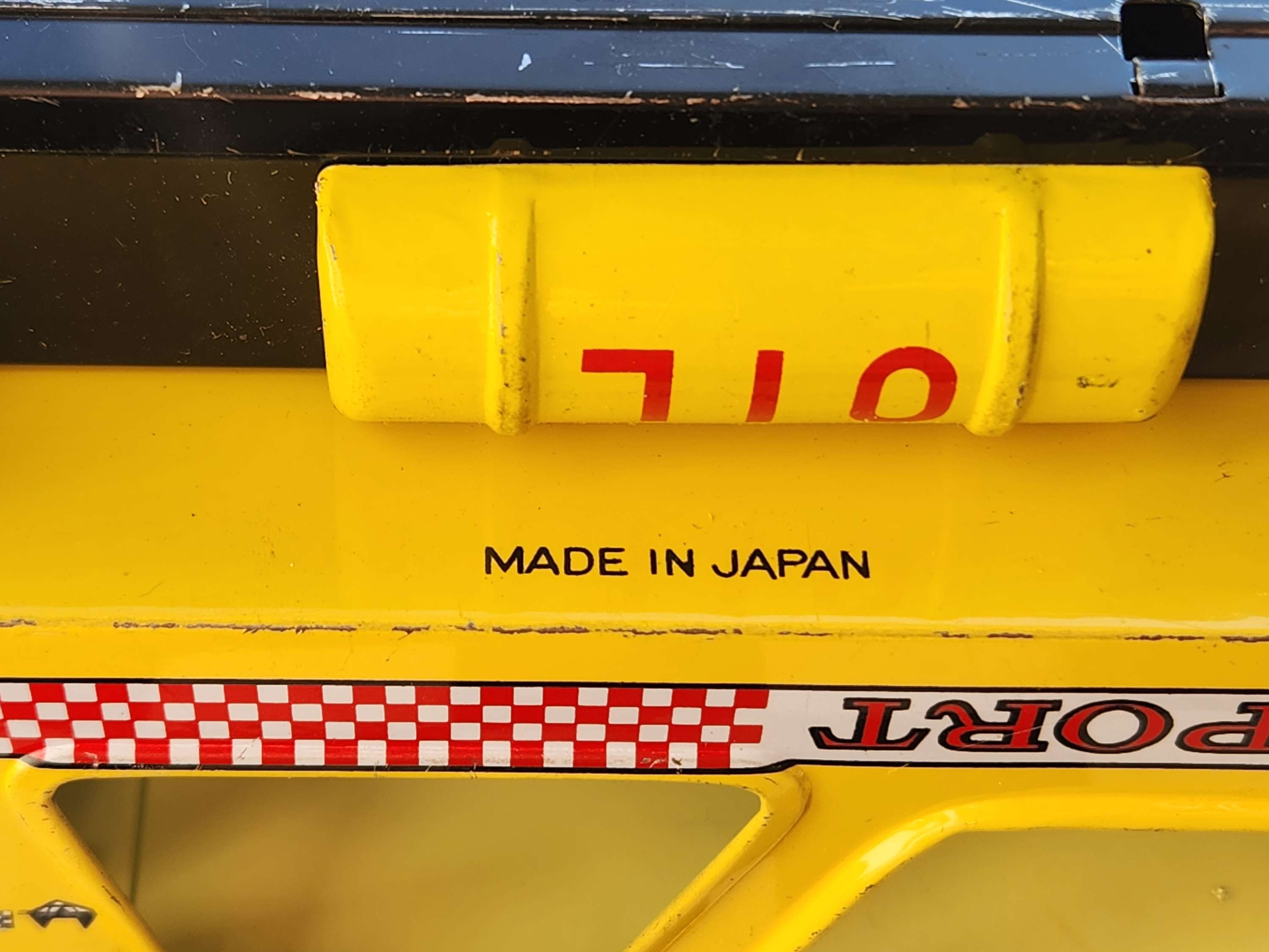 Vintage Japanese Tin Truck Car Carrier