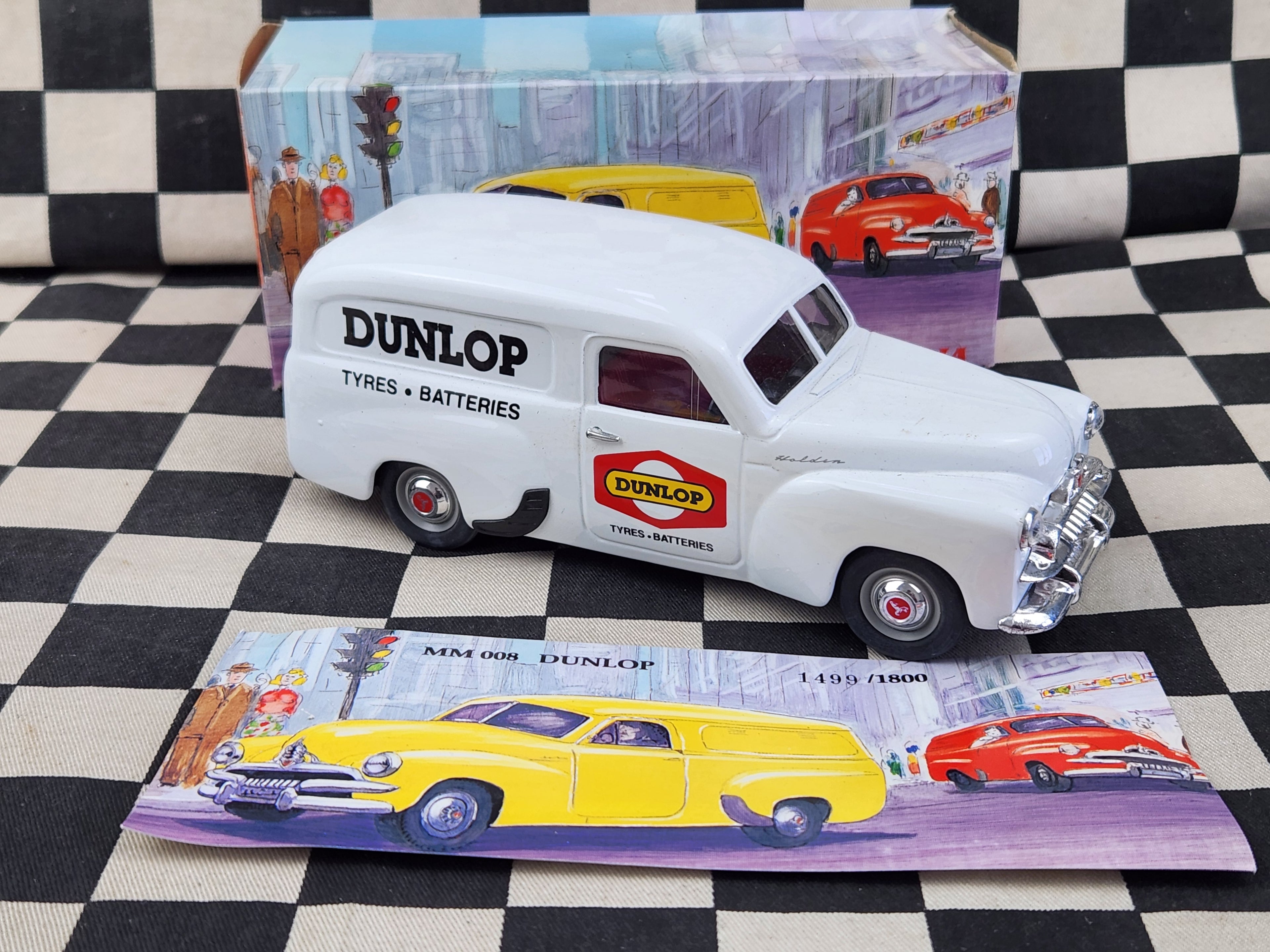 Mint & Boxed Brand 1:24 Fj Holden Panel Van Dunlop