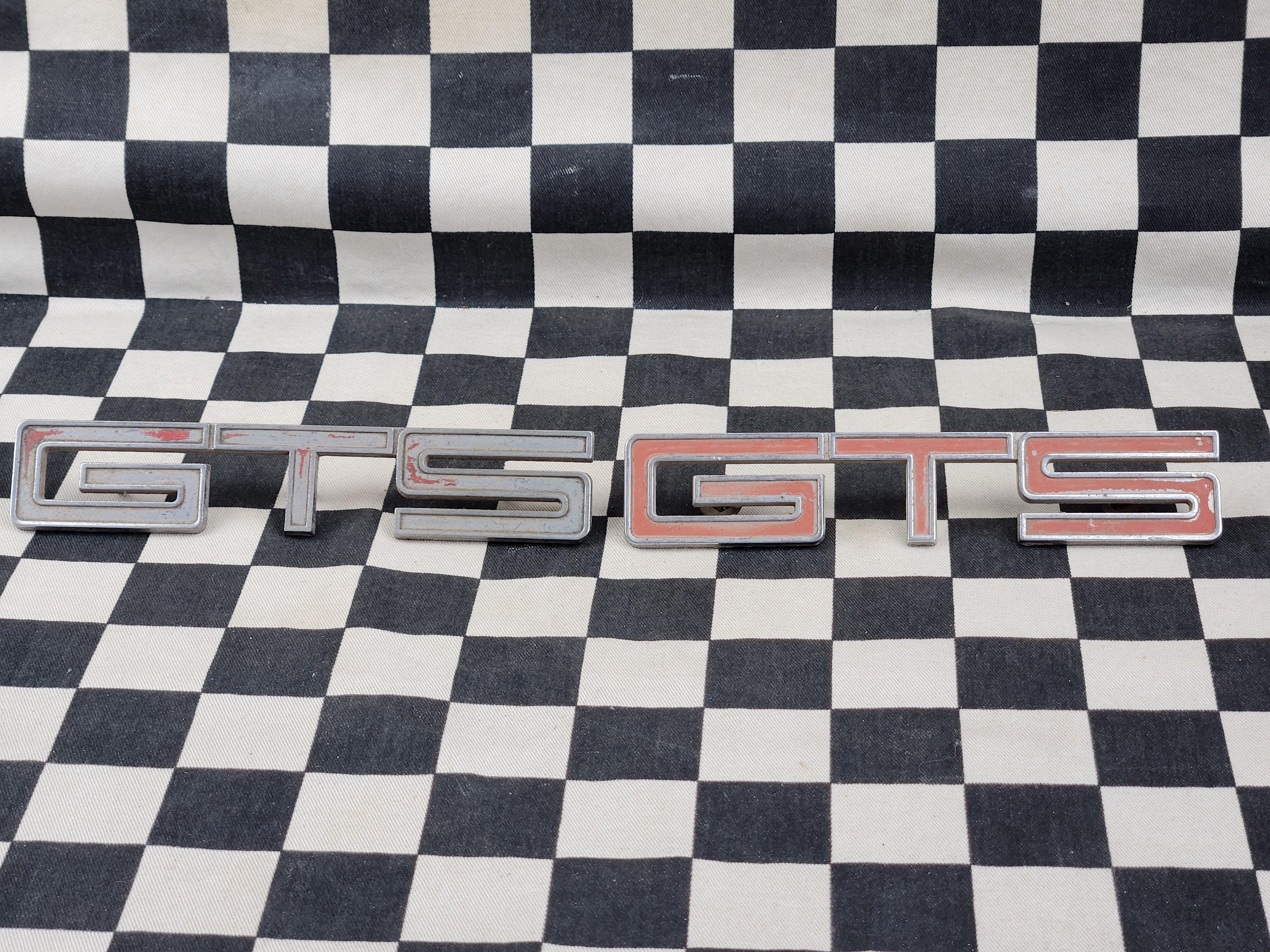 Genuine Holden HK GTS Bonnet/Boot Badges Sold as Pair