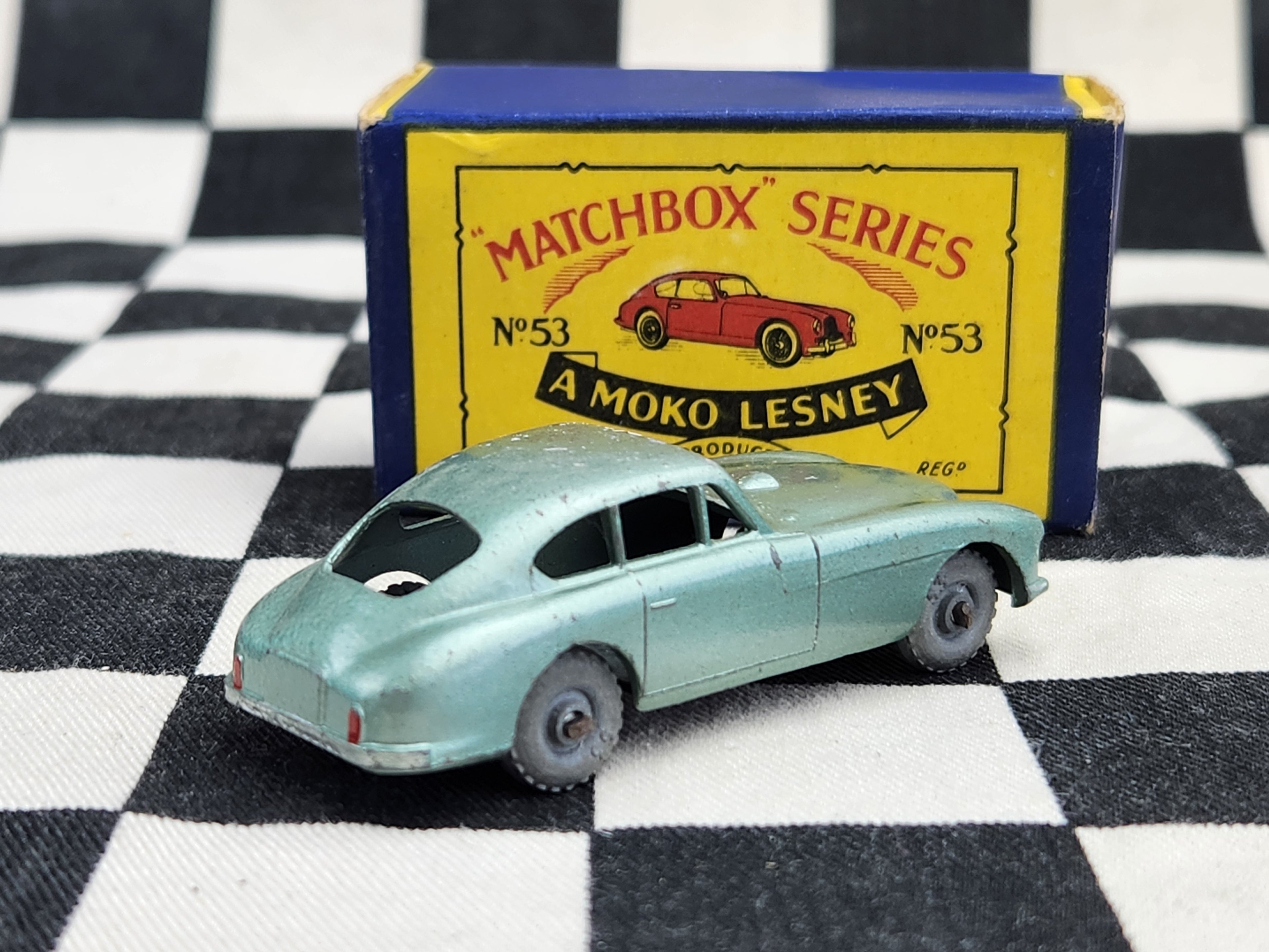 Matchbox Lesney Moko No53 Aston Martin in Original Box