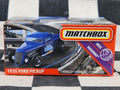 Matchbox Powergrab 1935 Ford Pickup Blue Hot Rod