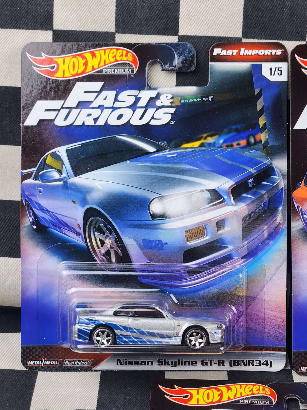Hot Wheels Fast & Furious Fast Imports Set 5 Cars Nissan Skyline Silvia Escort