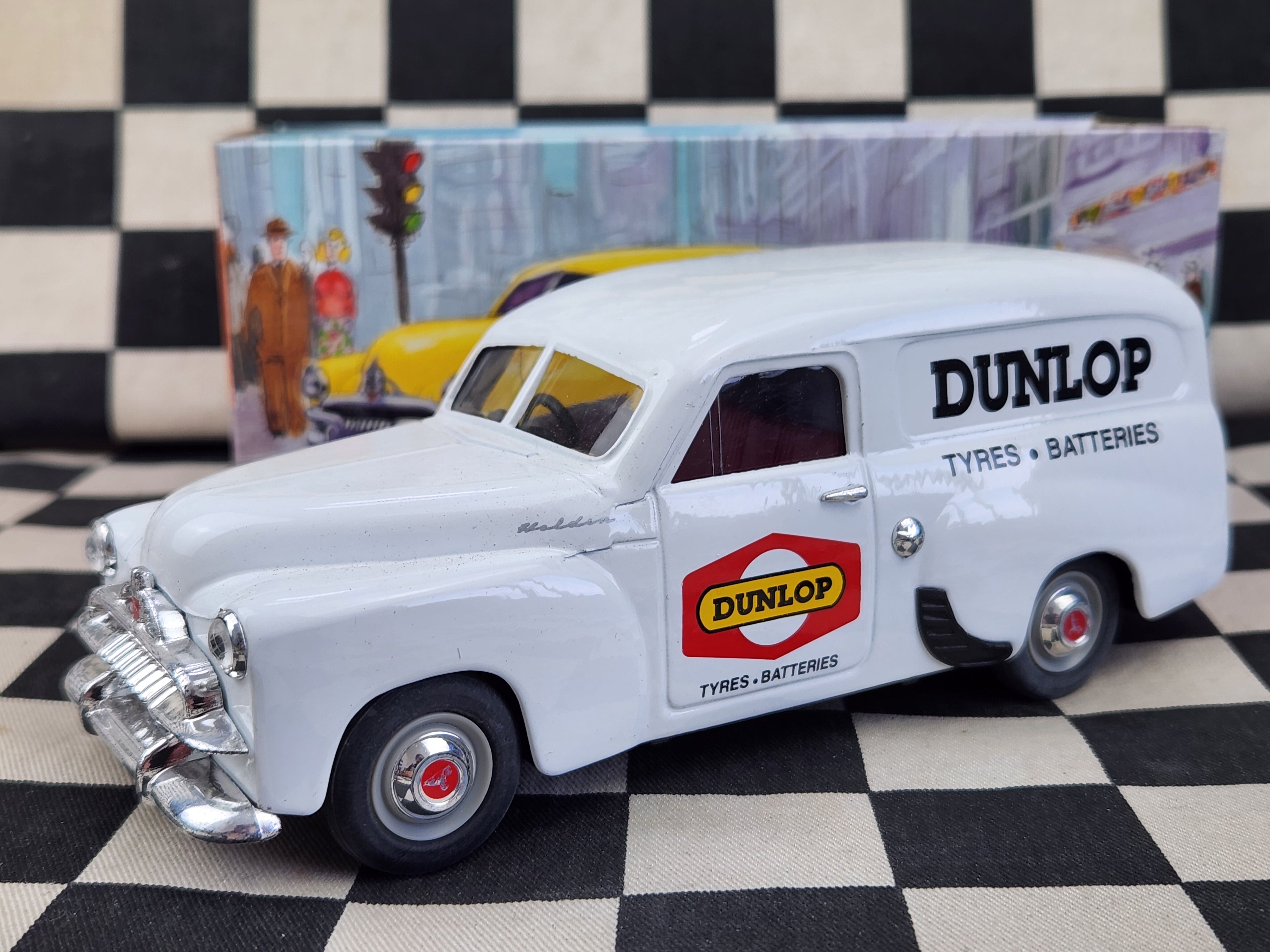 Mint & Boxed Brand 1:24 Fj Holden Panel Van Dunlop
