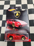 Hot Wheels 2017 Themed Lamborghini Contach Red